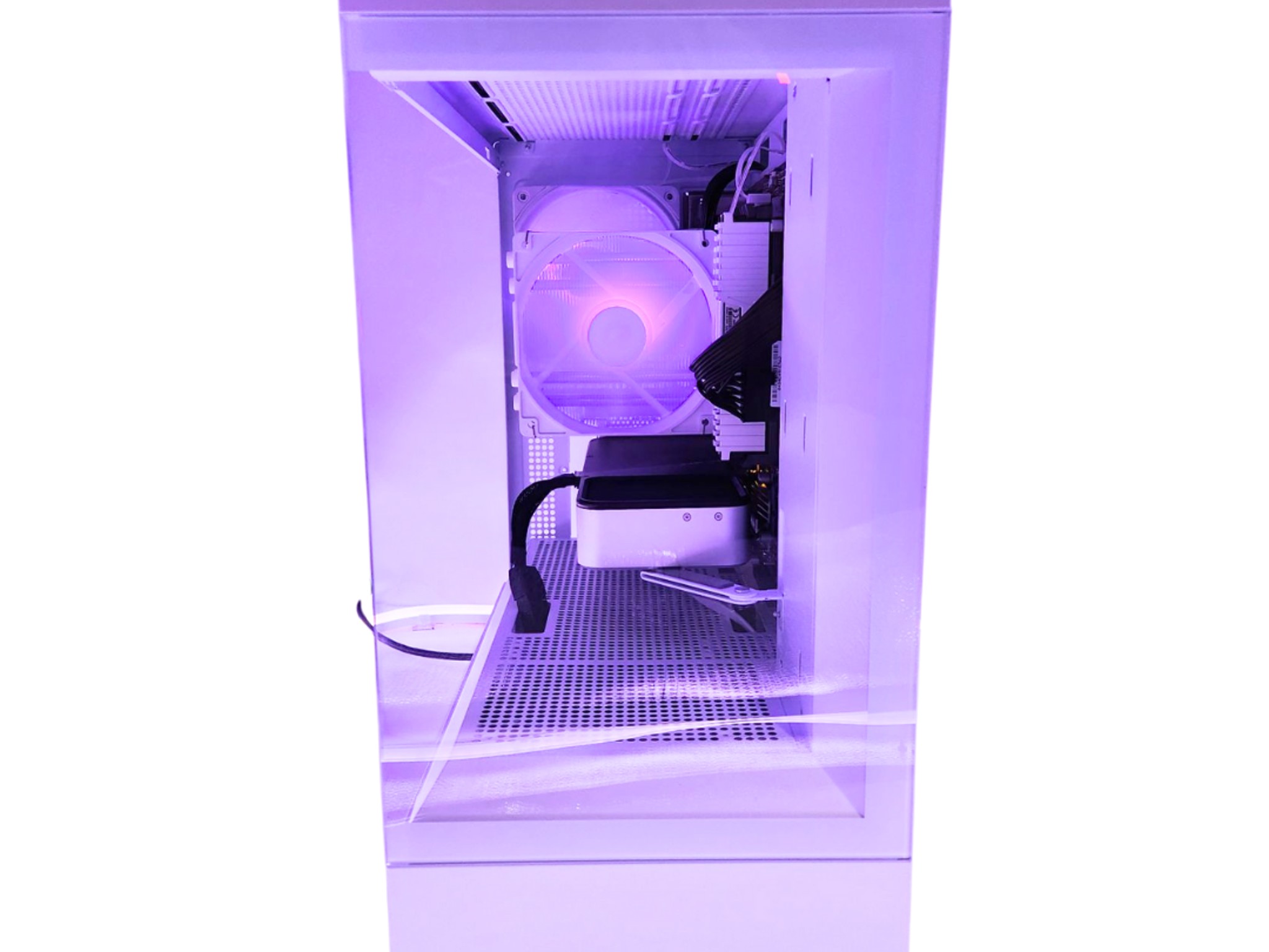 🌌 Cosmos 🌠: RTX 3060 TI | Ryzen 5 5600 | 16GB DDR4 RAM | 512GB SSD | 2 RGB Fans | White Gaming PC