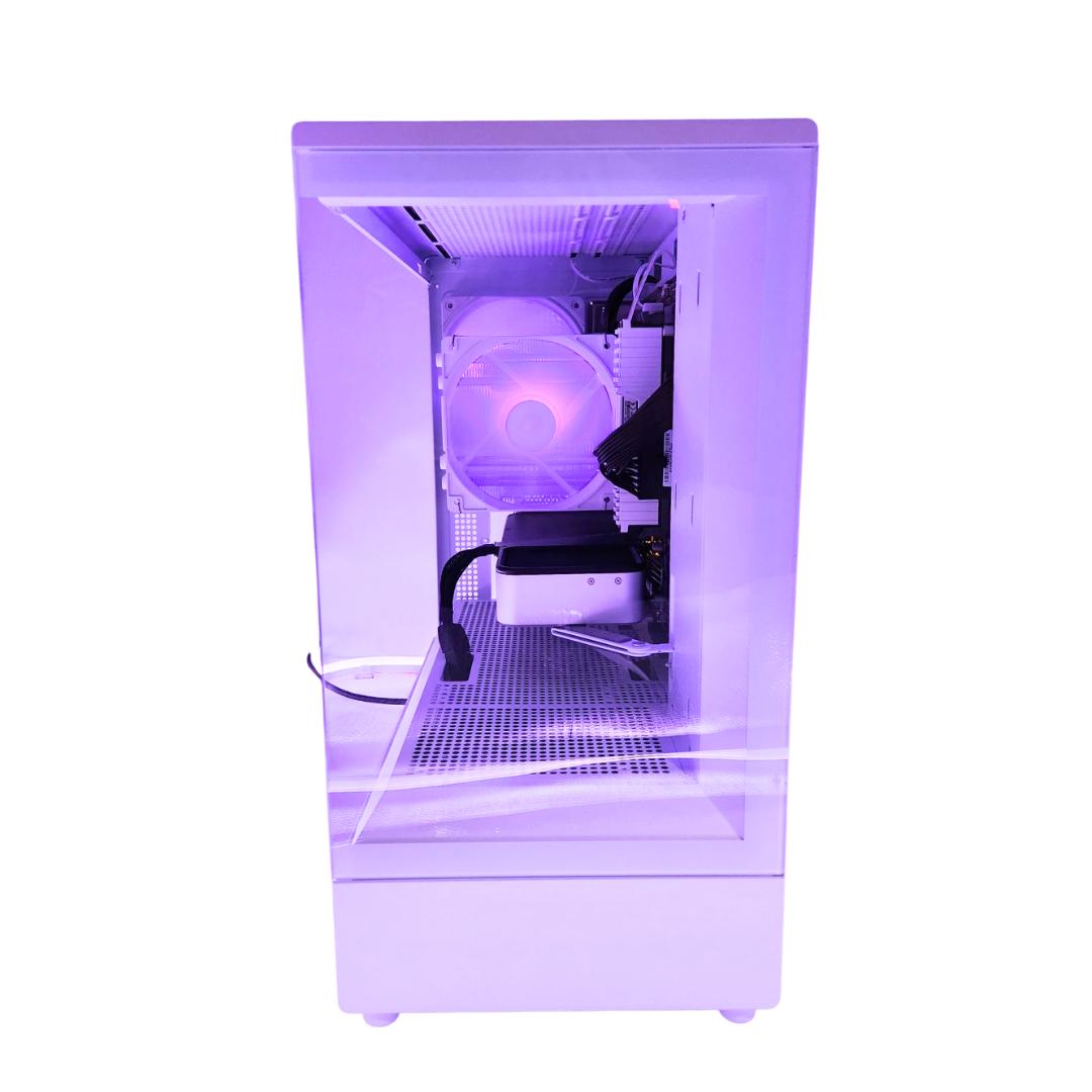 🌌 Cosmos 🌠: RTX 3060 TI | Ryzen 5 5600 | 16GB DDR4 RAM | 512GB SSD | 2 RGB Fans | White Gaming PC