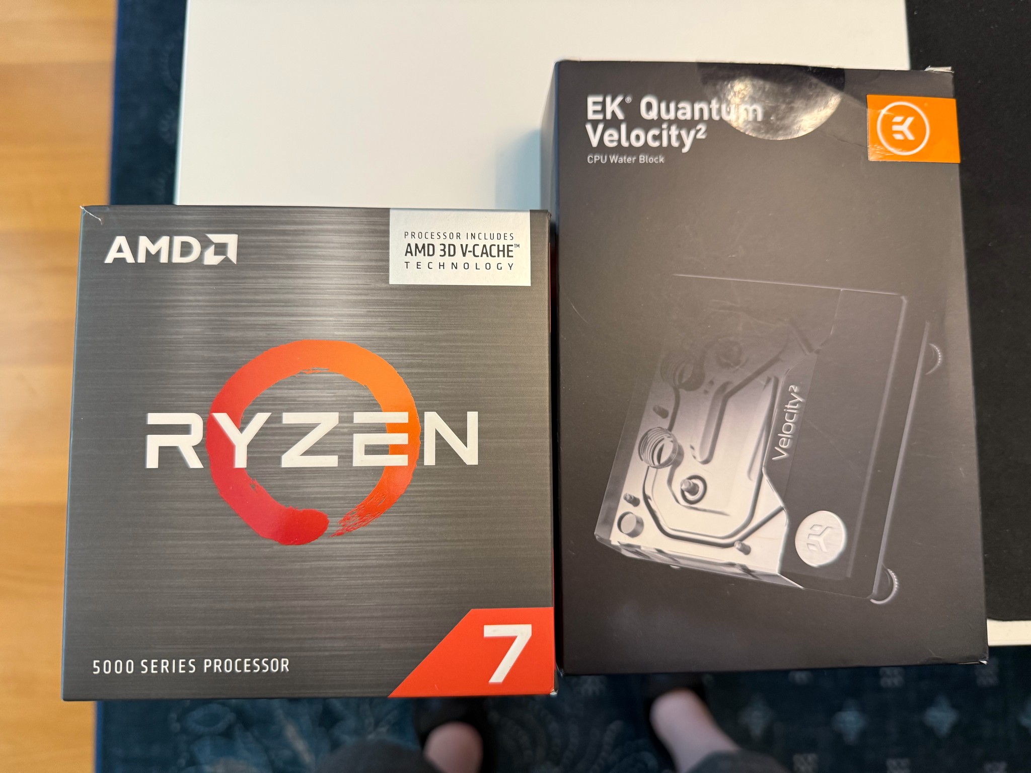 NIB | AMD Ryzen 7 5800x3D | 8 Core, 16 Thread | 4.5Ghz Boost, 3.4 GHz Base w/ EKWB Water Block