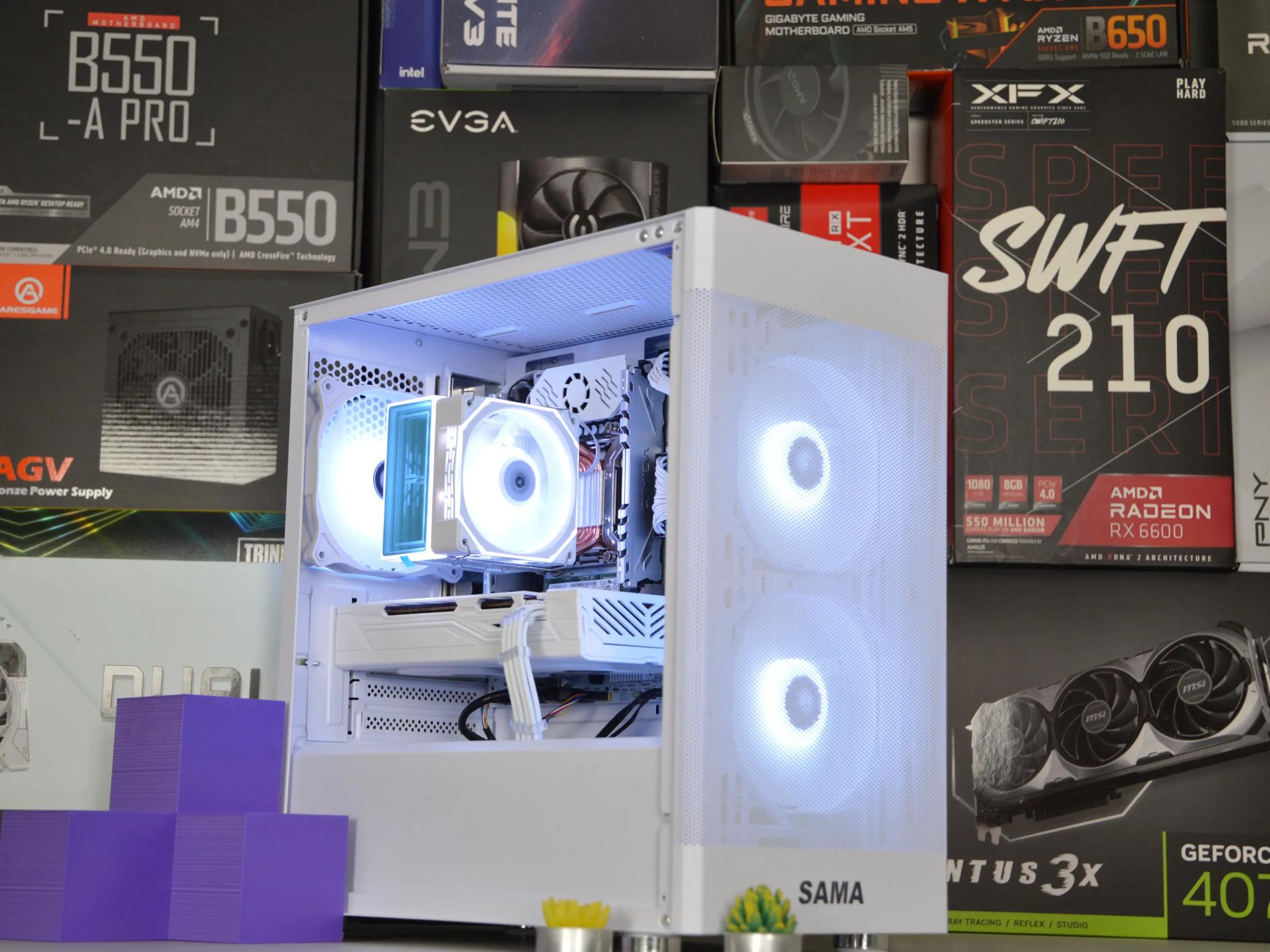 ⚪⚪| RX 580 8GB | INTEL XEON E5 2670 V3 | 16GB DDR4 RAM | 512GB NVME SSD | Ice Frost |