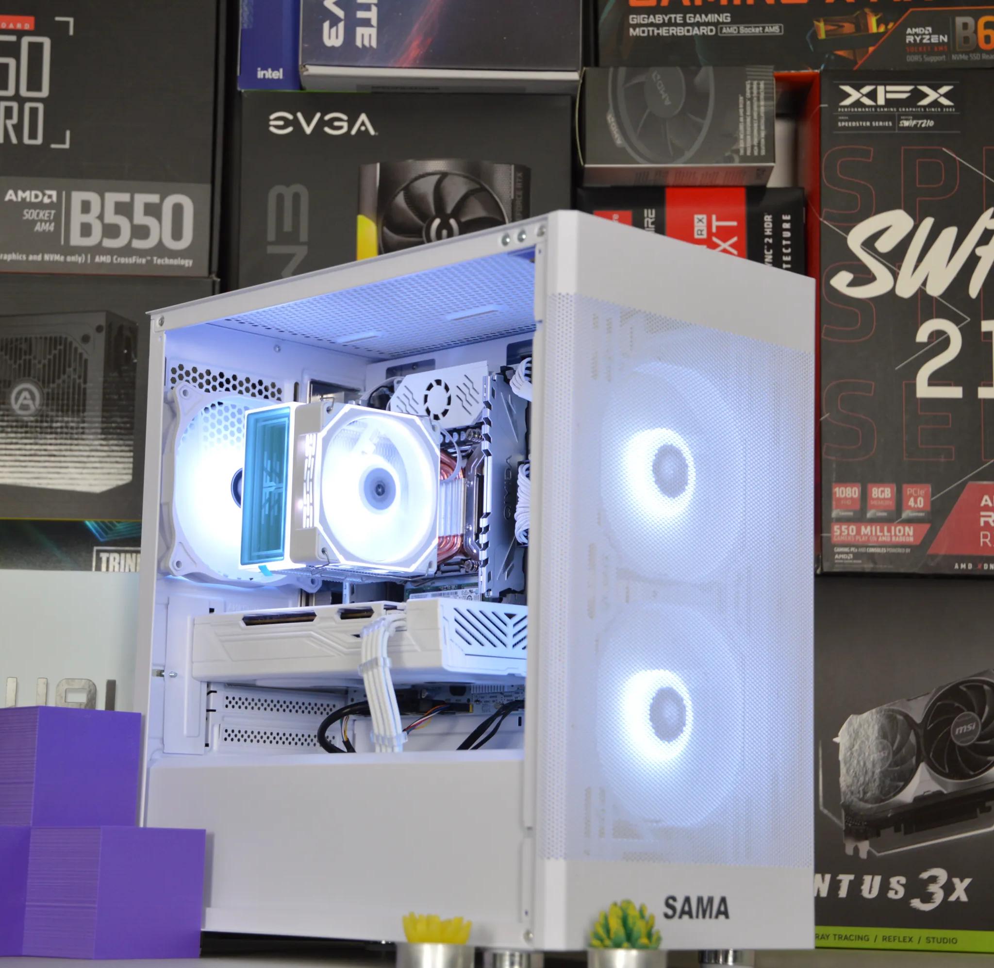 ⚪⚪| RX 580 8GB | INTEL XEON E5 2670 V3 | 16GB DDR4 RAM | 512GB NVME SSD | Ice Frost |