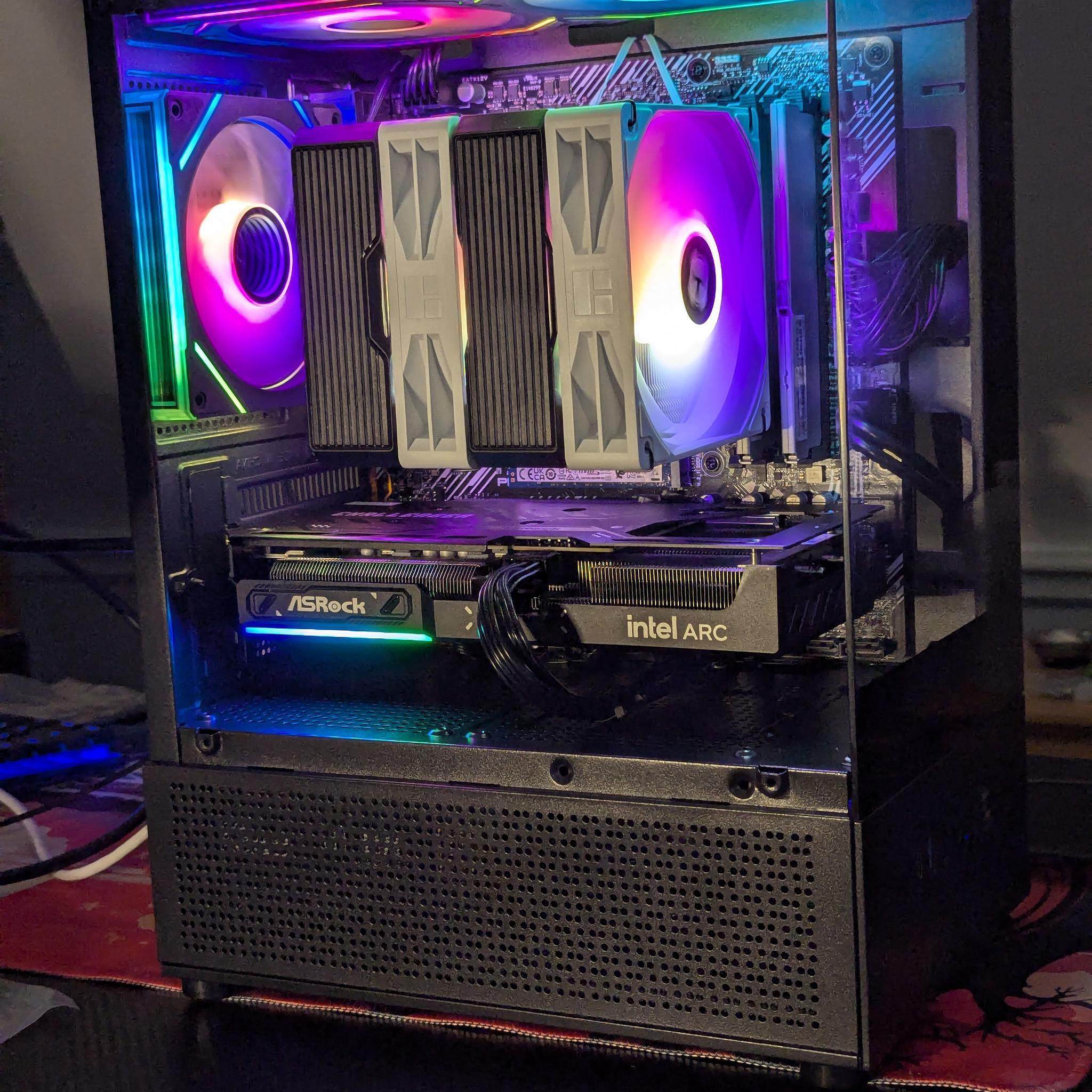 Gaming PC|AMD Ryzen 7 3700X|INTEL ARC B570 10GB|1 TB NVME SSD|32 GB DDR4 3200|Windows 11 Home Active