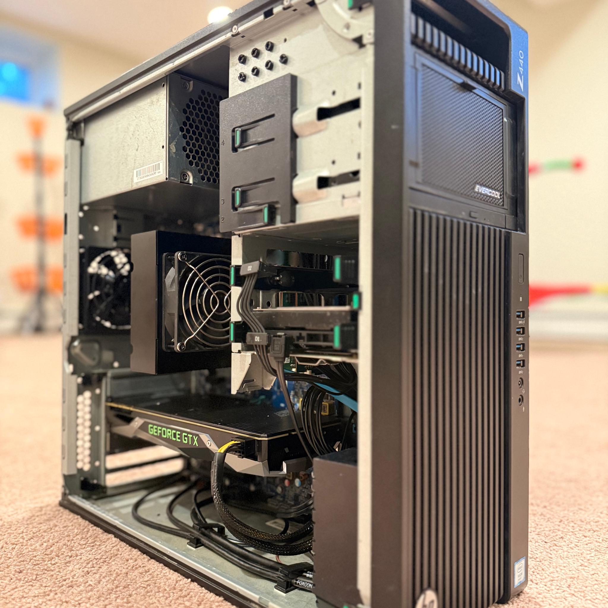 🚀Upgraded HP Z440🚀| 14-Core Xeon CPU, 64 GB DDR4, GTX 1080 8 GB, 2 TB Storage, Windows 11 Pro