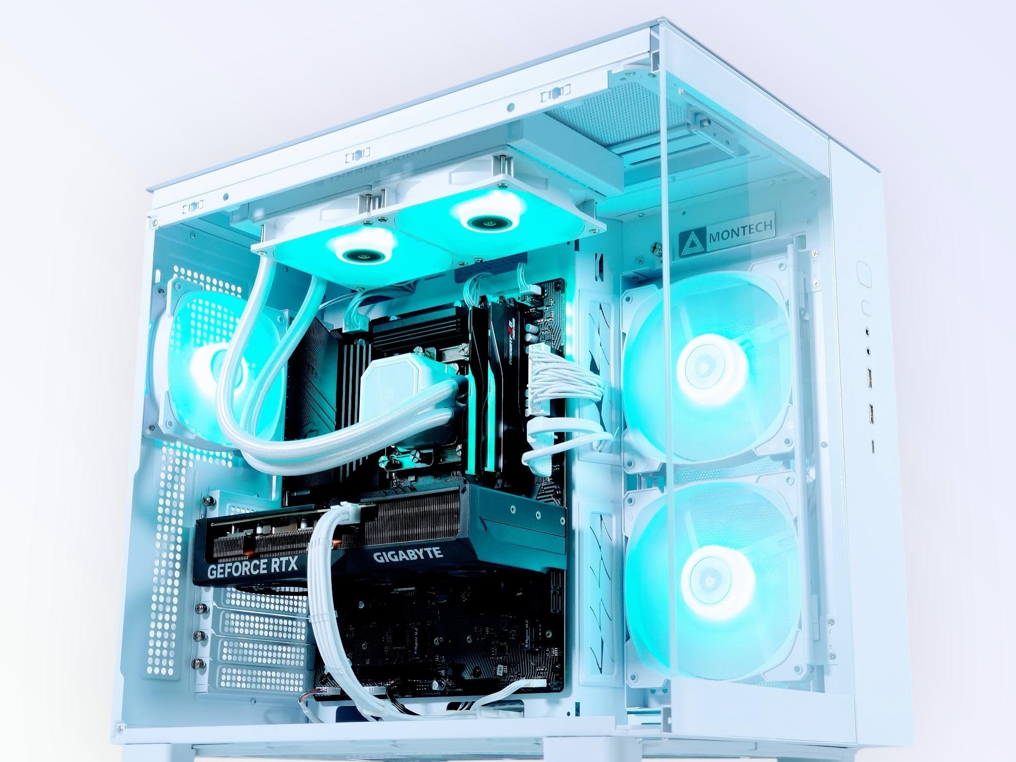 🏆Liquid cooled Gaming PC❇️ Nvidia RTX 4070  12GB❇️ Intel 13600KF 14-Core❇️ 32GB DDR5❇️1TB SSD