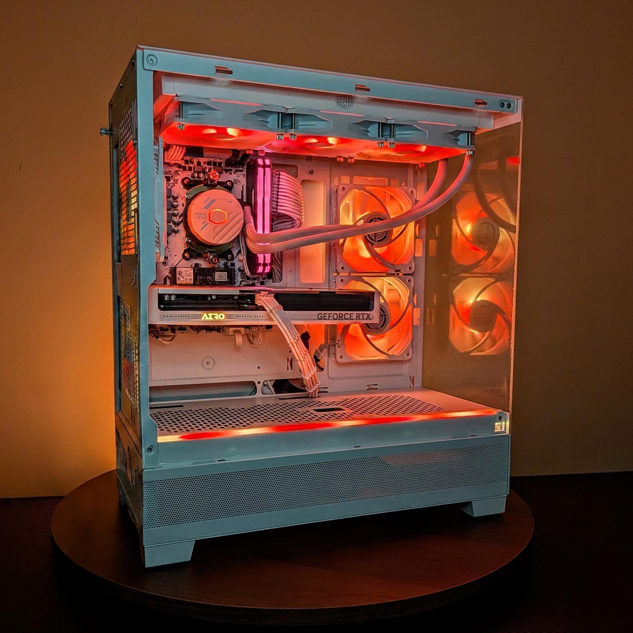 ❄️WHITE❄️ RTX 5060 TI 8GB PC | RYZEN 5 5600X | 32GB RAM | 1TB NVME | WINDOWS 11 |