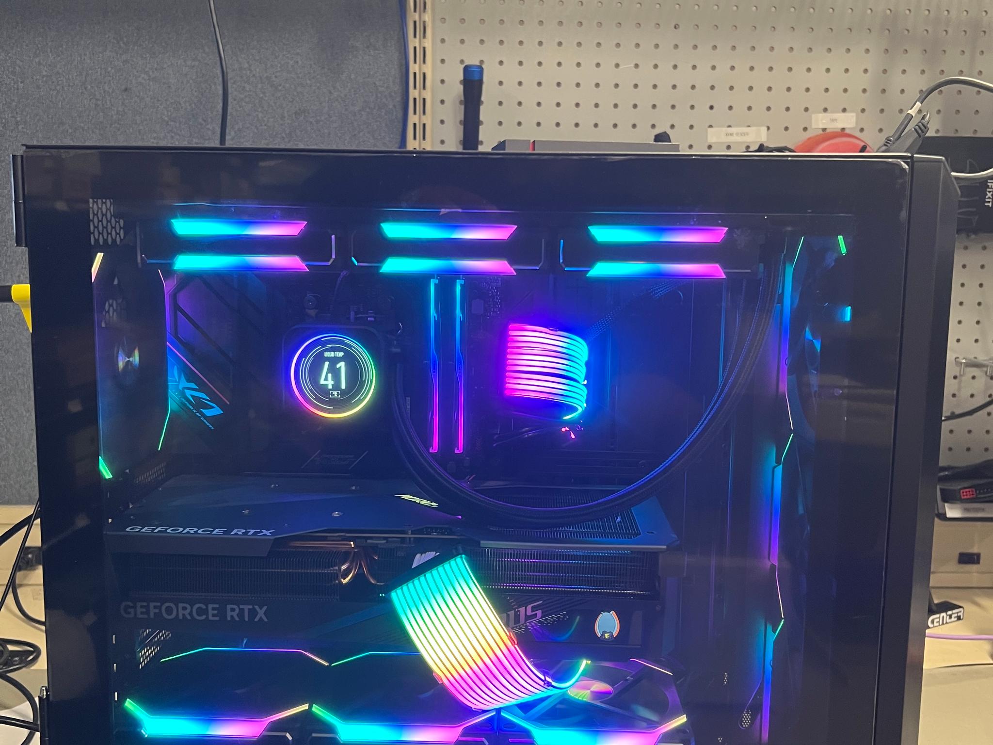 GeForce RTX 4090 Custom Gaming PC - Ryzen 9 7950X3D, 64GB RAM, 4TB NVMe SSD