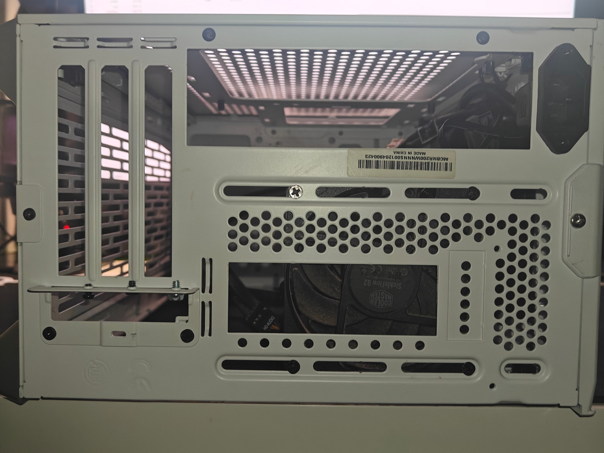 Cooler Master NR200P SFF Small Form Factor Mini-ITX Case With Fans - White