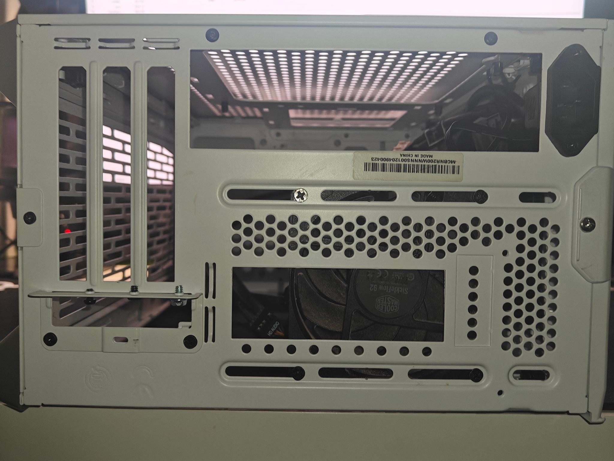 Cooler Master NR200P SFF Small Form Factor Mini-ITX Case With Fans - White