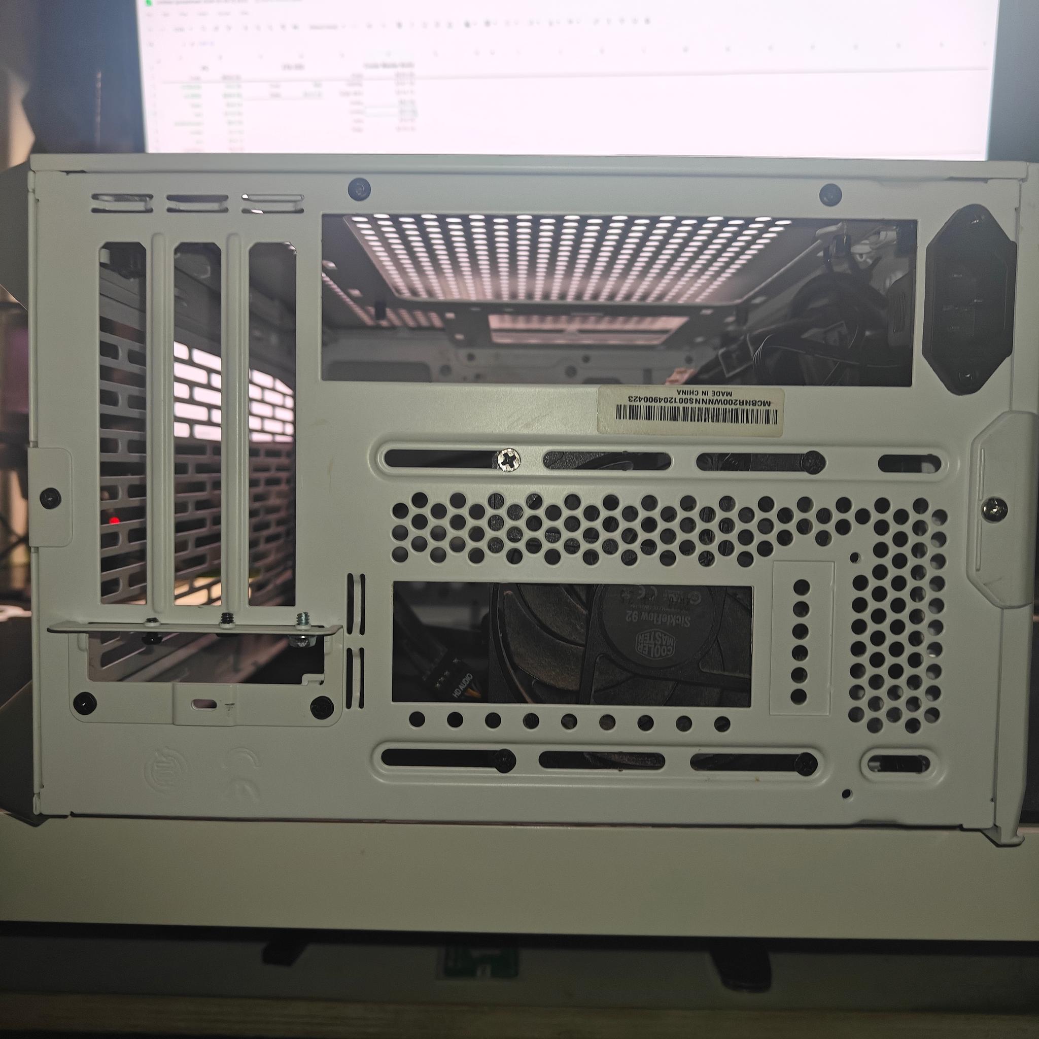 Cooler Master NR200P SFF Small Form Factor Mini-ITX Case With Fans - White