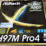 NEW ASRock Intel H97M Pro4 Motherboard, complete, sealed in original retail box