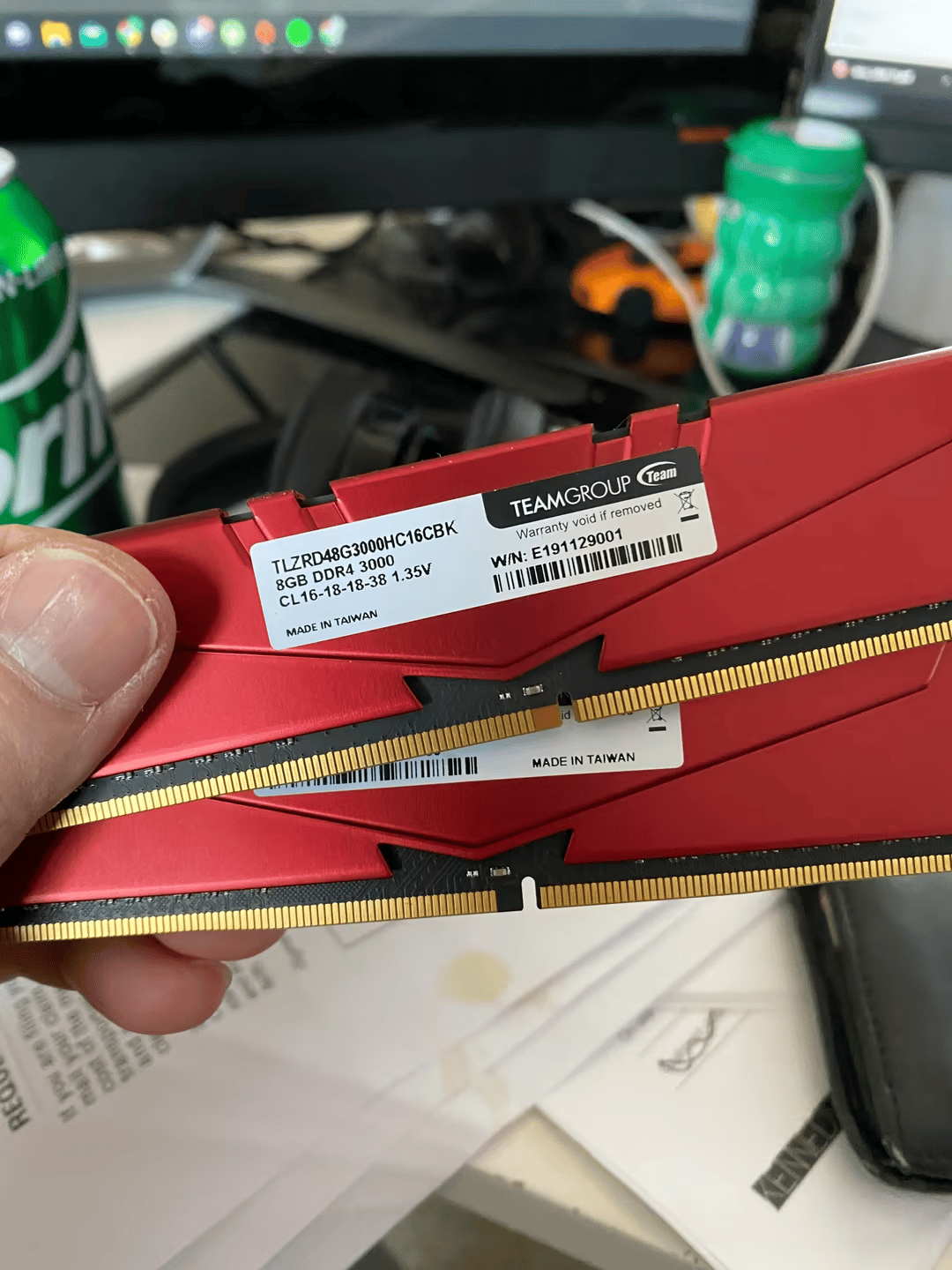 T-Force Vulcan Z 16gb 3000MHz DDR4 CL16