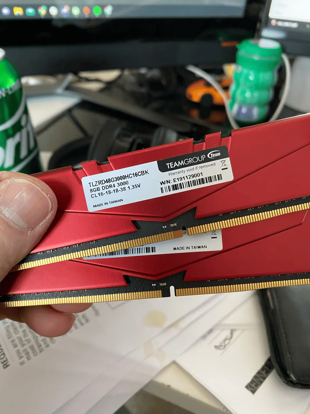 T-Force Vulcan Z 16gb 3000MHz DDR4 CL16