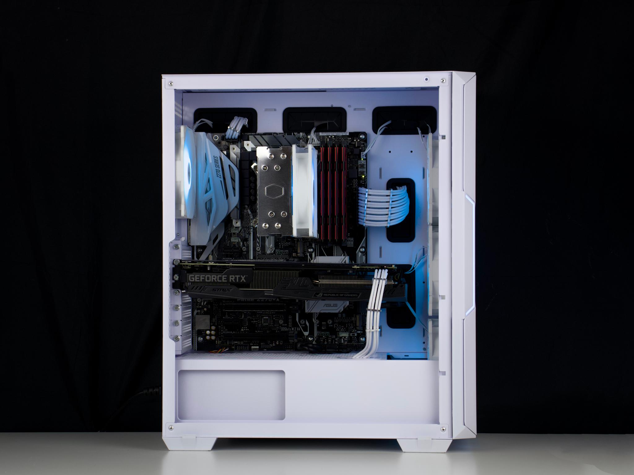 🧊❄️🧊 White Gaming PC – RTX 2060, i7 7700K, 16GB RAM, 500GB SSD - WiFi, BlueTooth 🧊❄️🧊