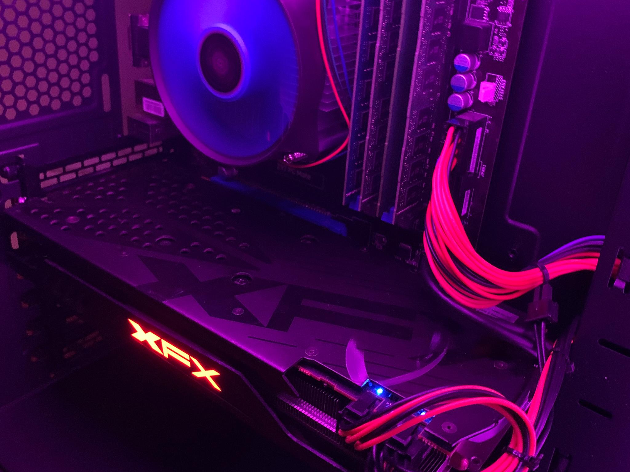 STREAMING/GAMING/EDITING RX 580 RGB INTEL i5-4690K OC 16GB RAM 500GB SSD ATX CUSTOM WINDOWS VALUE PC