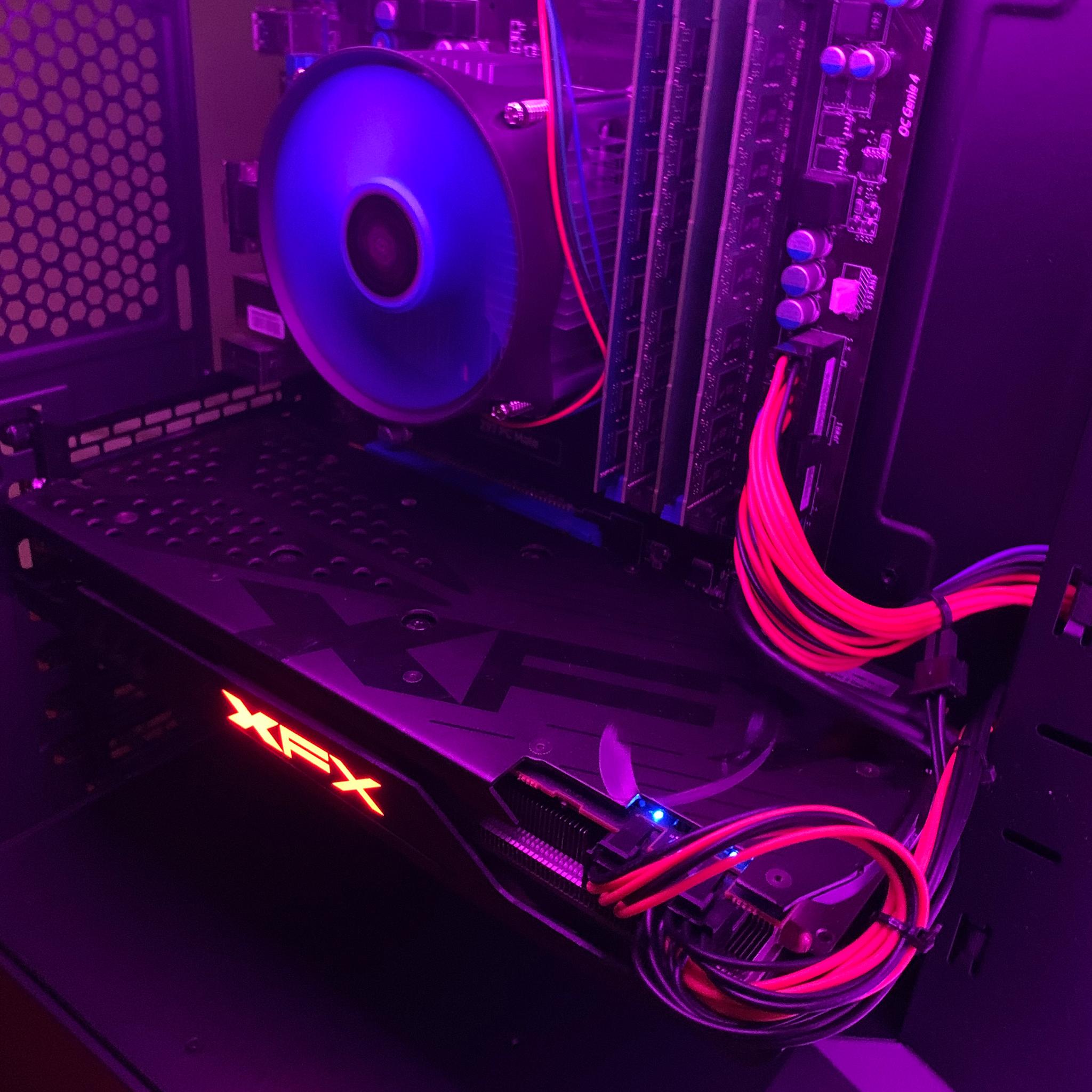 STREAMING/GAMING/EDITING RX 580 RGB INTEL i5-4690K OC 16GB RAM 500GB SSD ATX CUSTOM WINDOWS VALUE PC