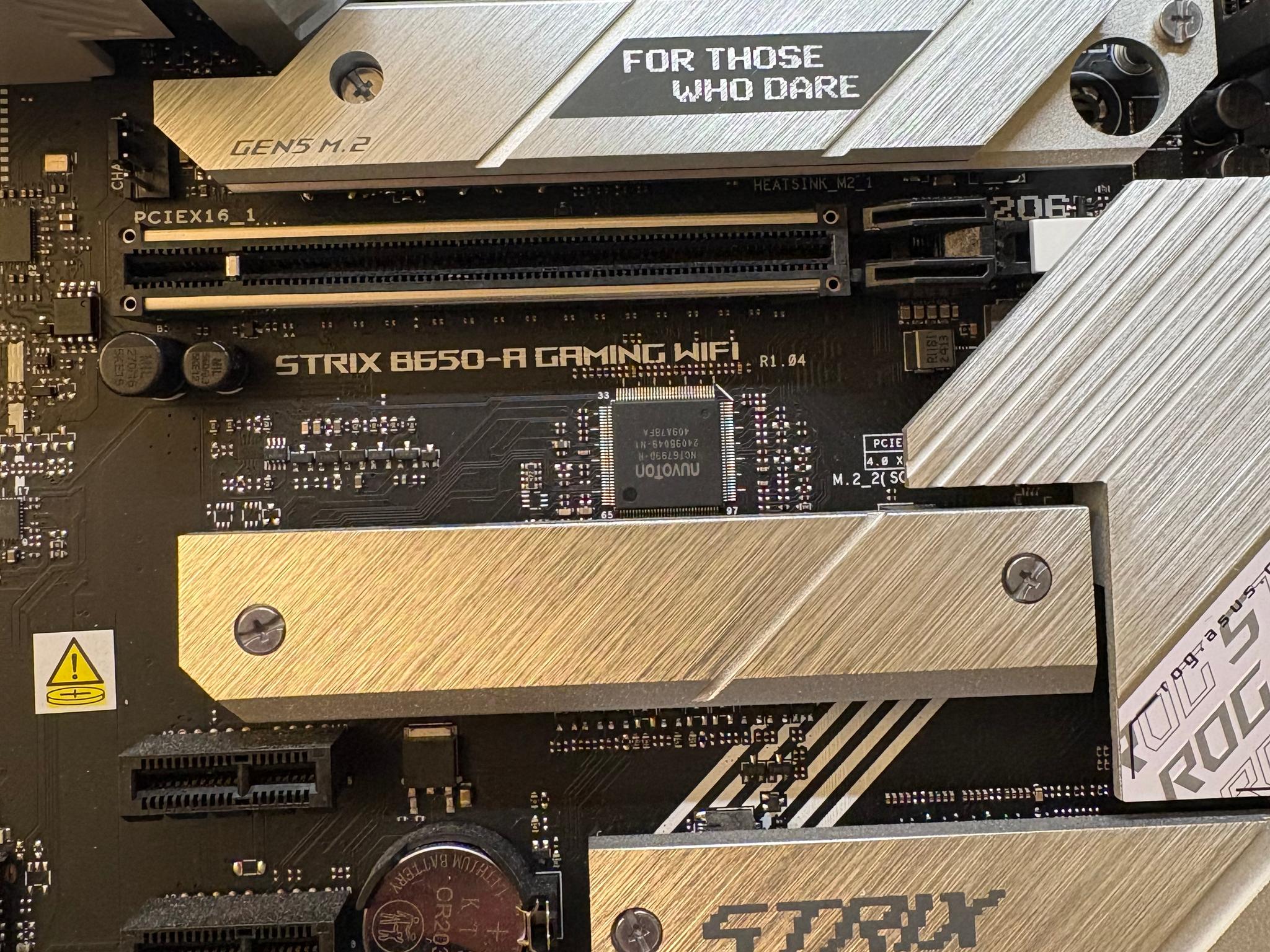 ASUS ROG STRIX B650-A-Gaming Wifi AM5 ATX Motherboard (White)