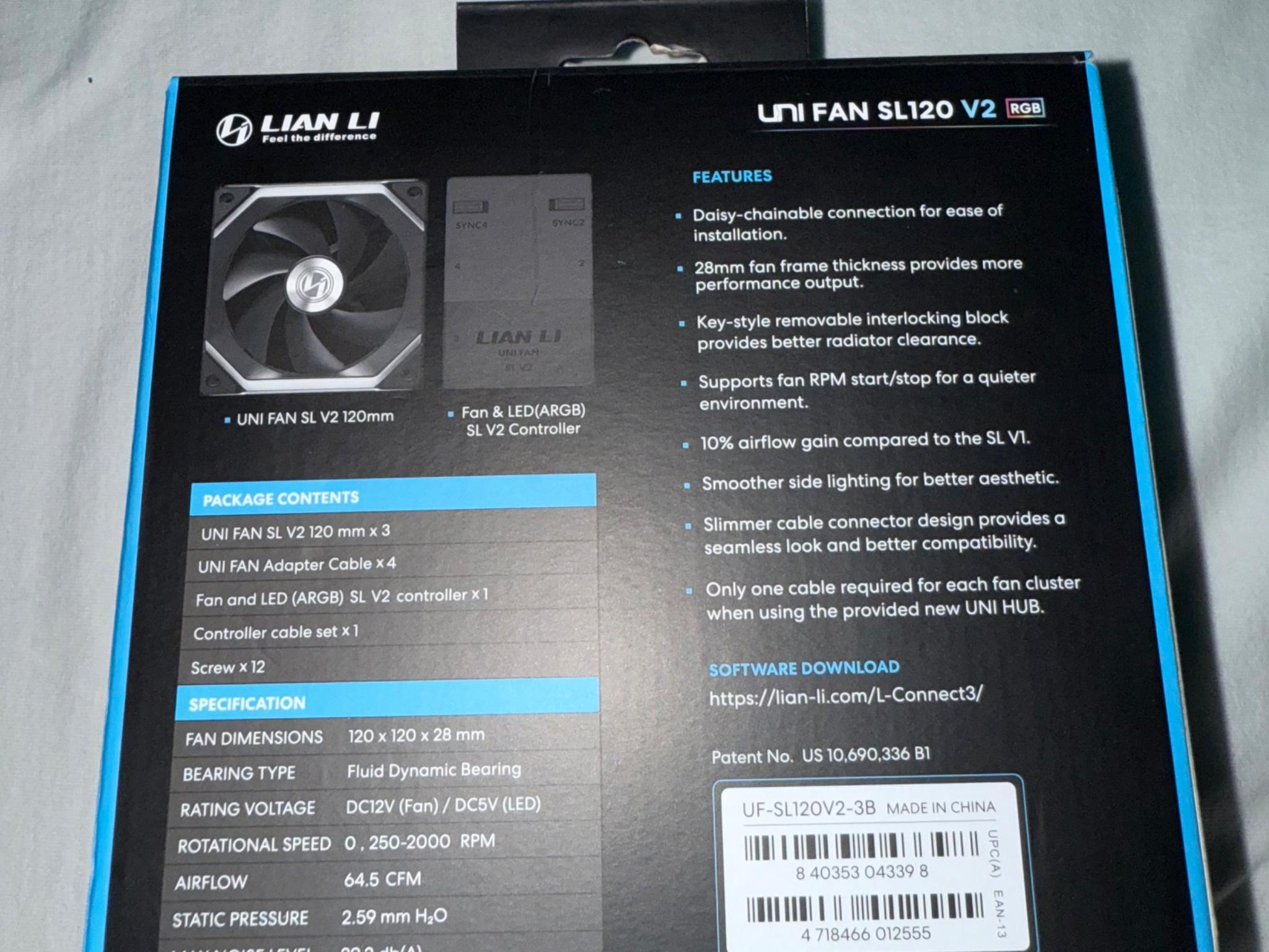 Lian Li Uni Fan SL120 V2
