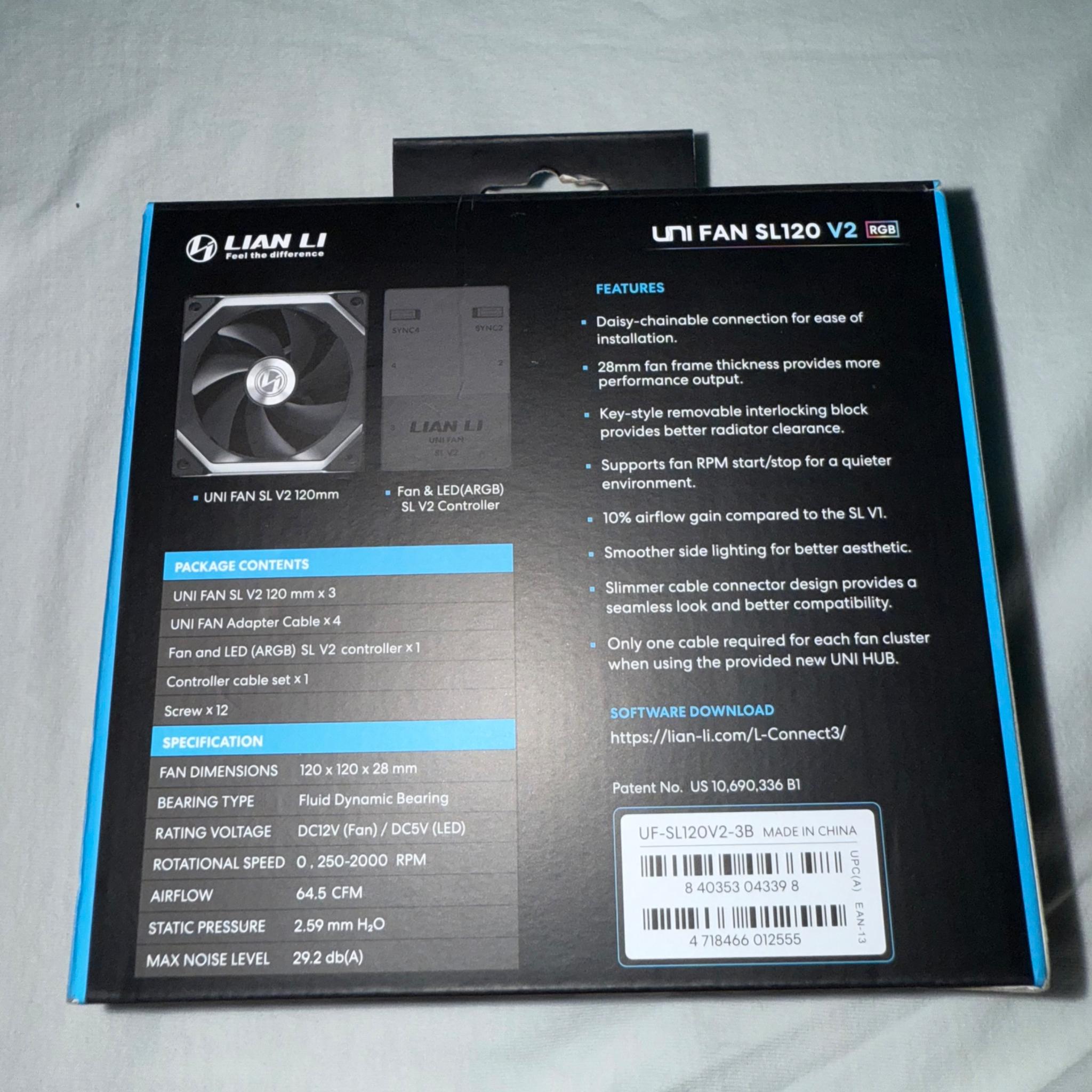 Lian Li Uni Fan SL120 V2
