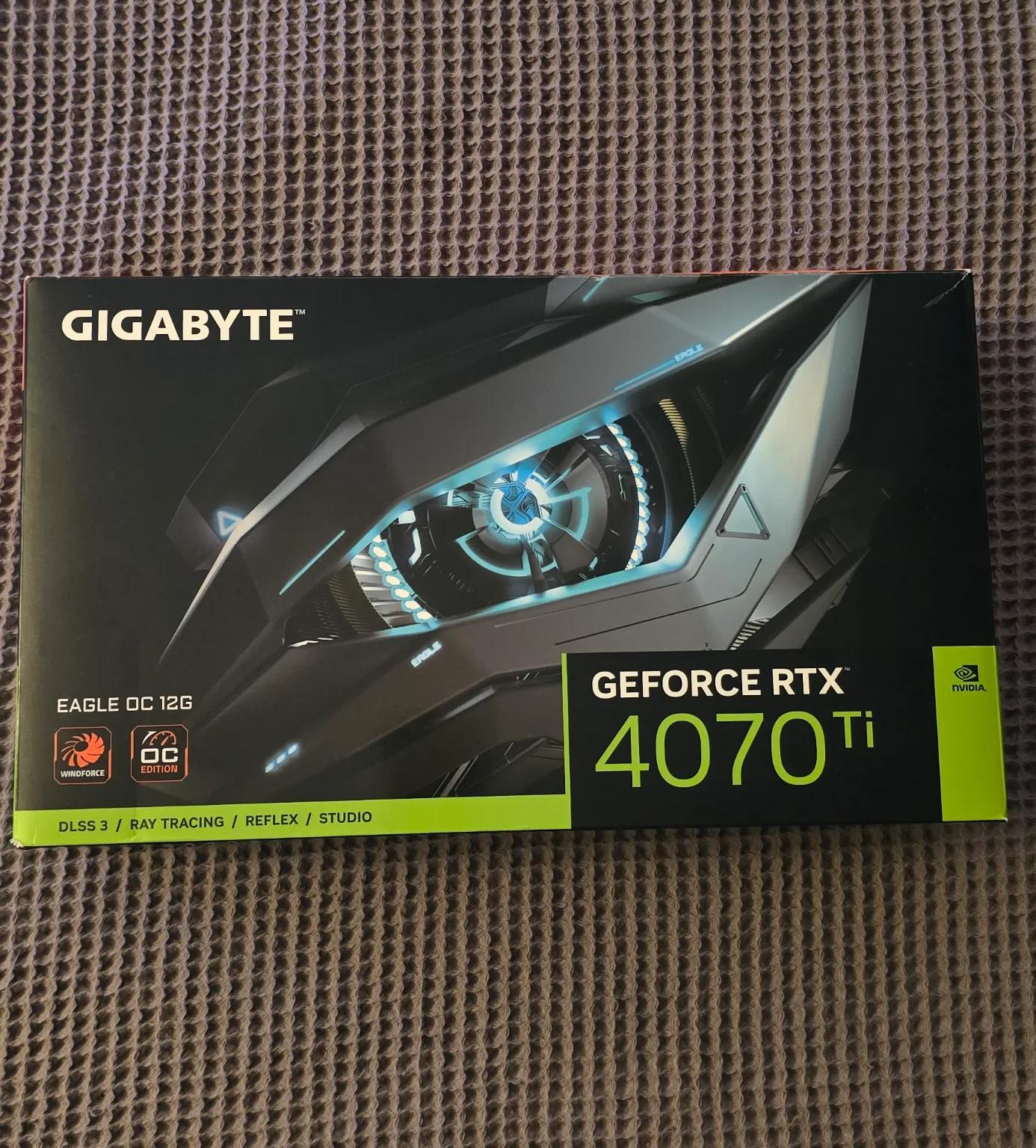 Gigabyte 4070ti l Eagle OC 12Gig ,Excellent Condition, used less then week like new...