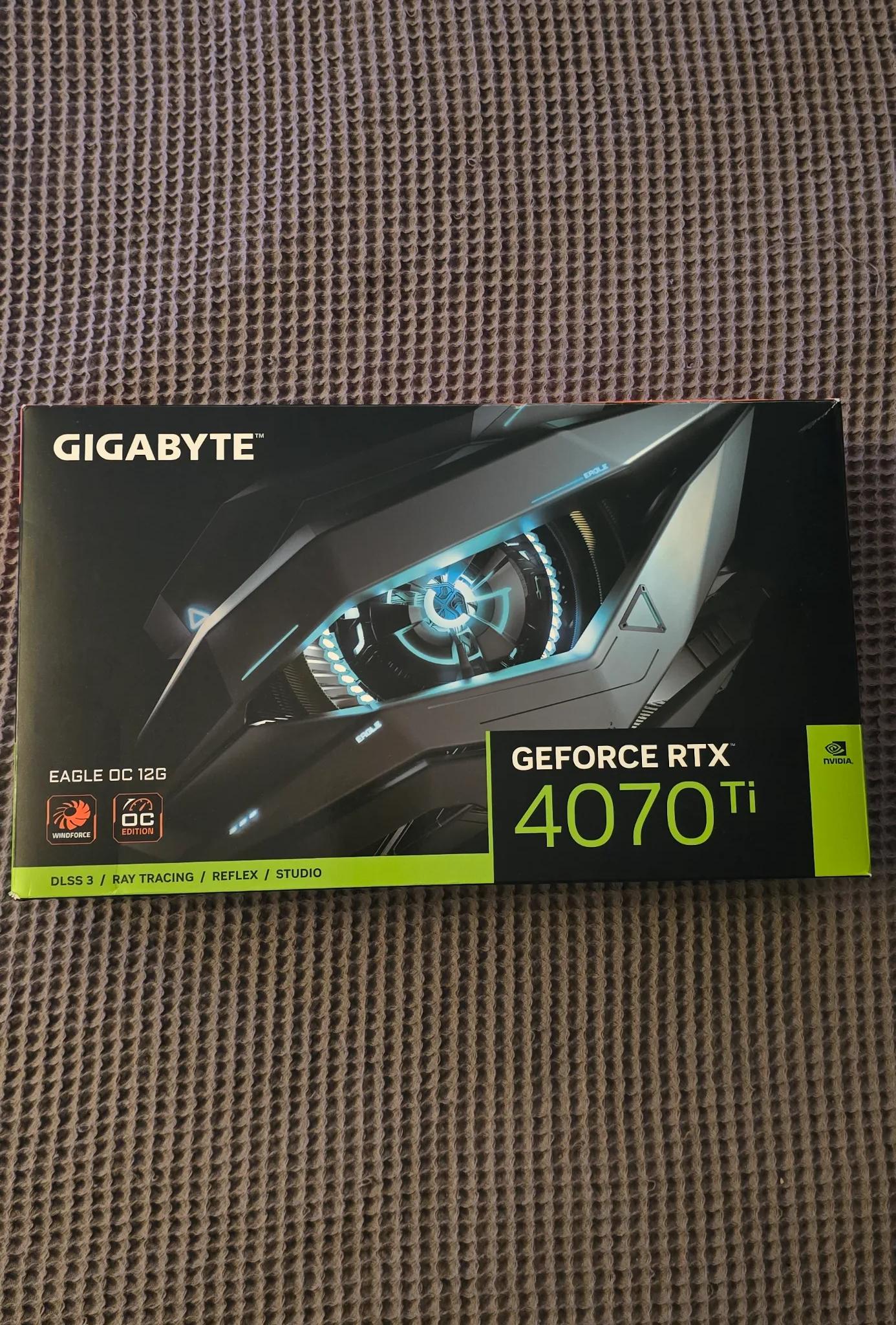 Gigabyte 4070ti l Eagle OC 12Gig ,Excellent Condition, used less then week like new...