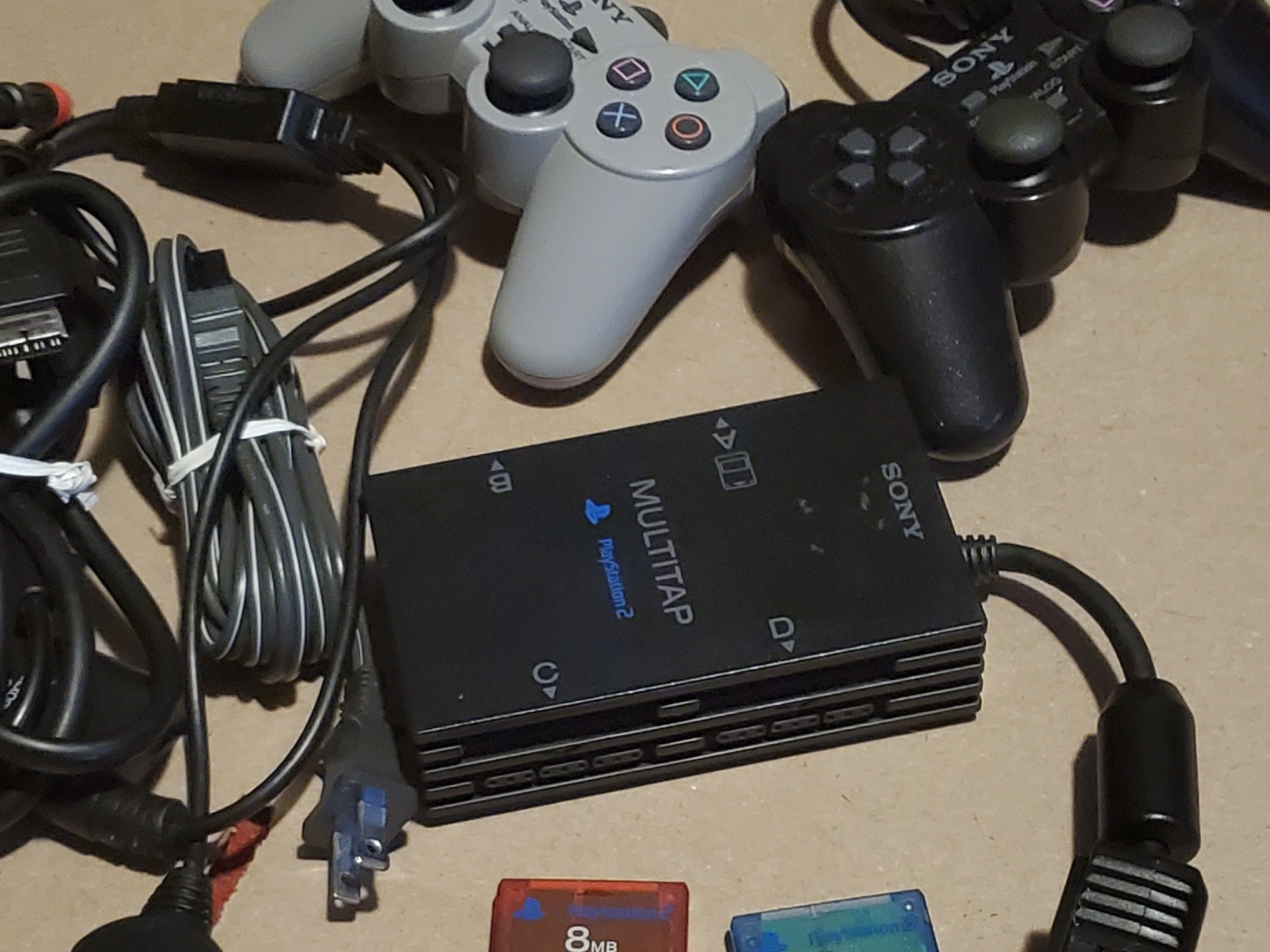 PS2 Fat model console w/games bundle