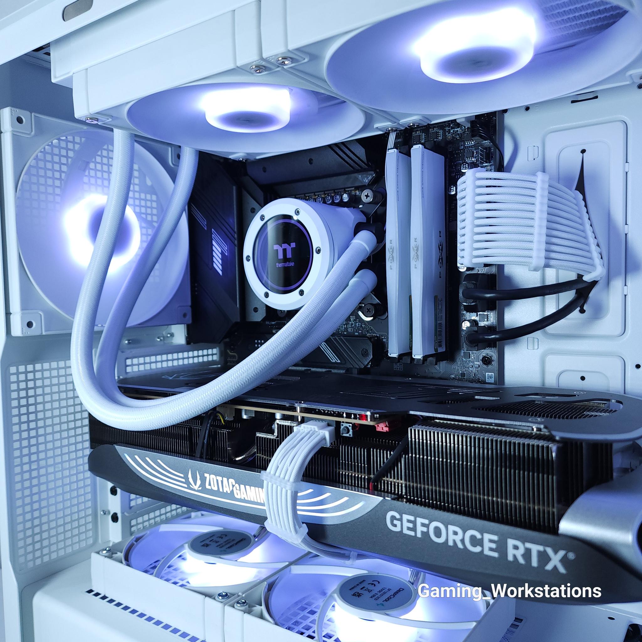 🤍RTX 4080●Core i7 12700KF●1440p/4K Gaming Computer