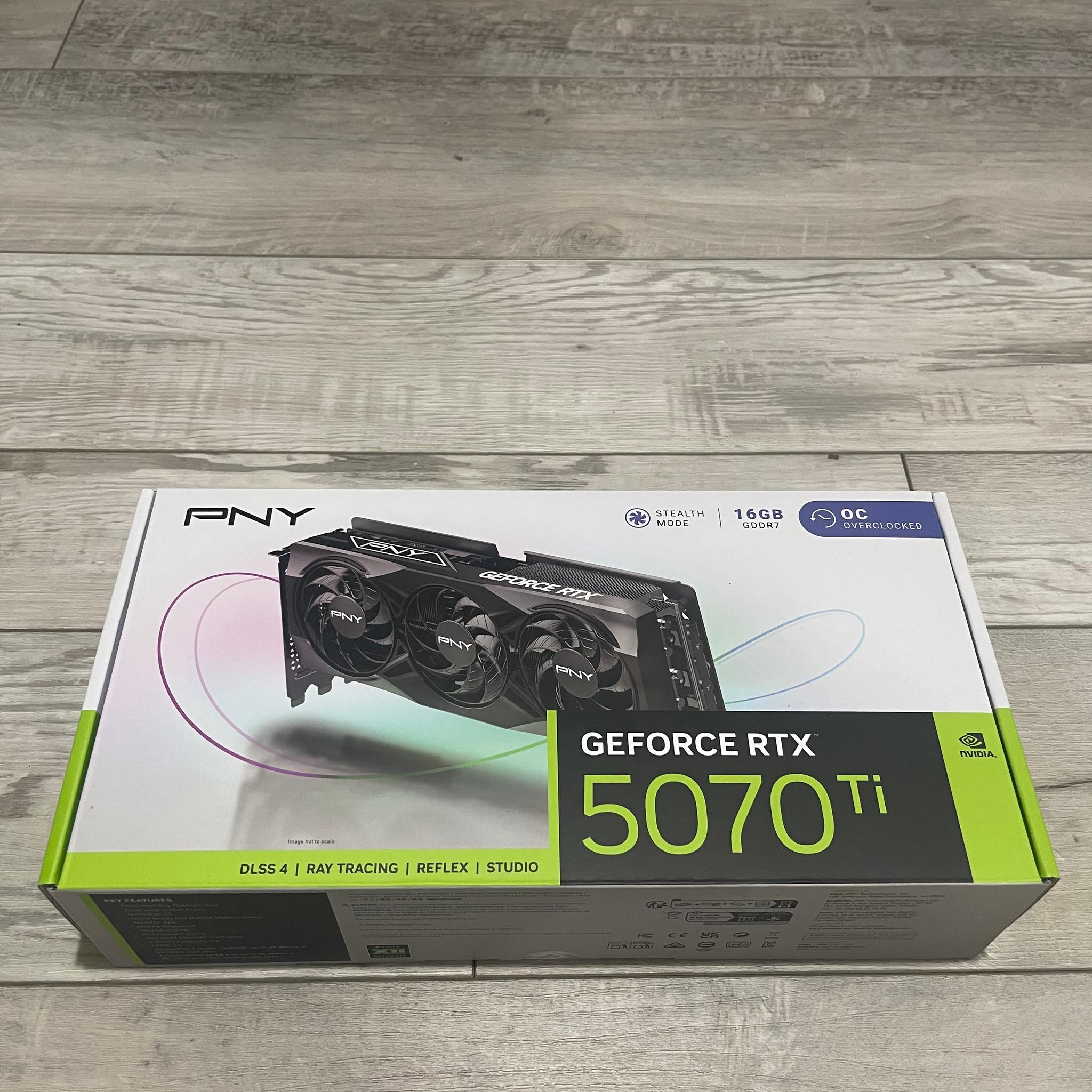PNY GeForce RTX 5070 Ti Triple Fan Plus OC