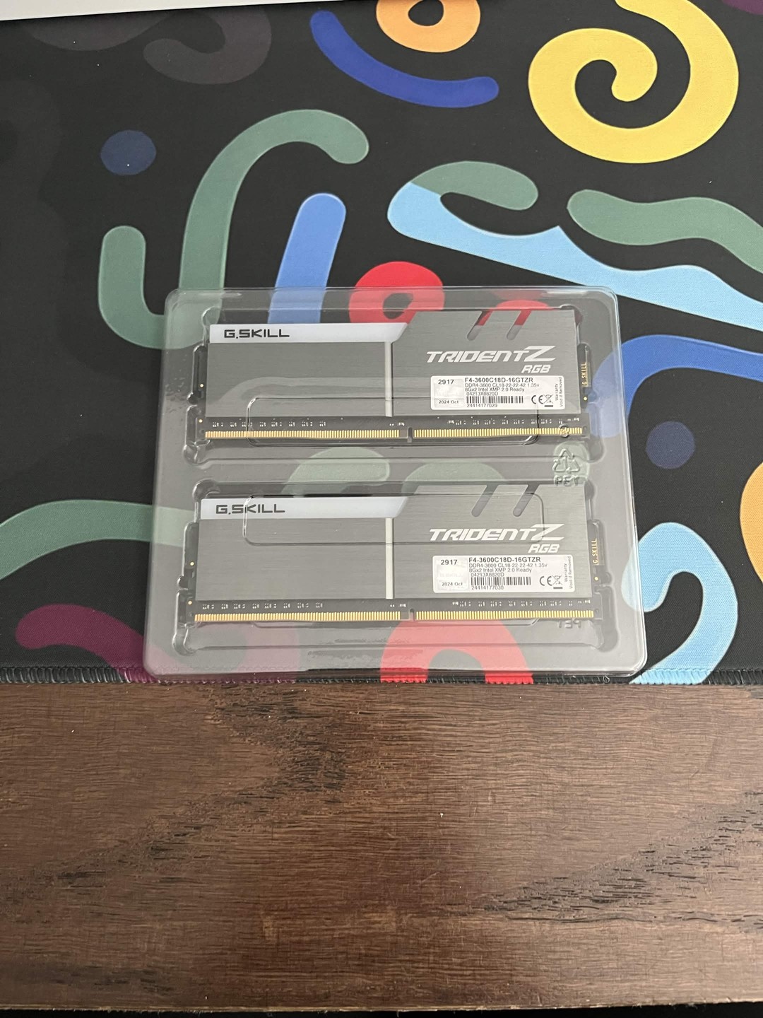G.SKILL Trident Z RGB Series DDR4 RAM (XMP) 16GB (2x8GB) 3600MT/s