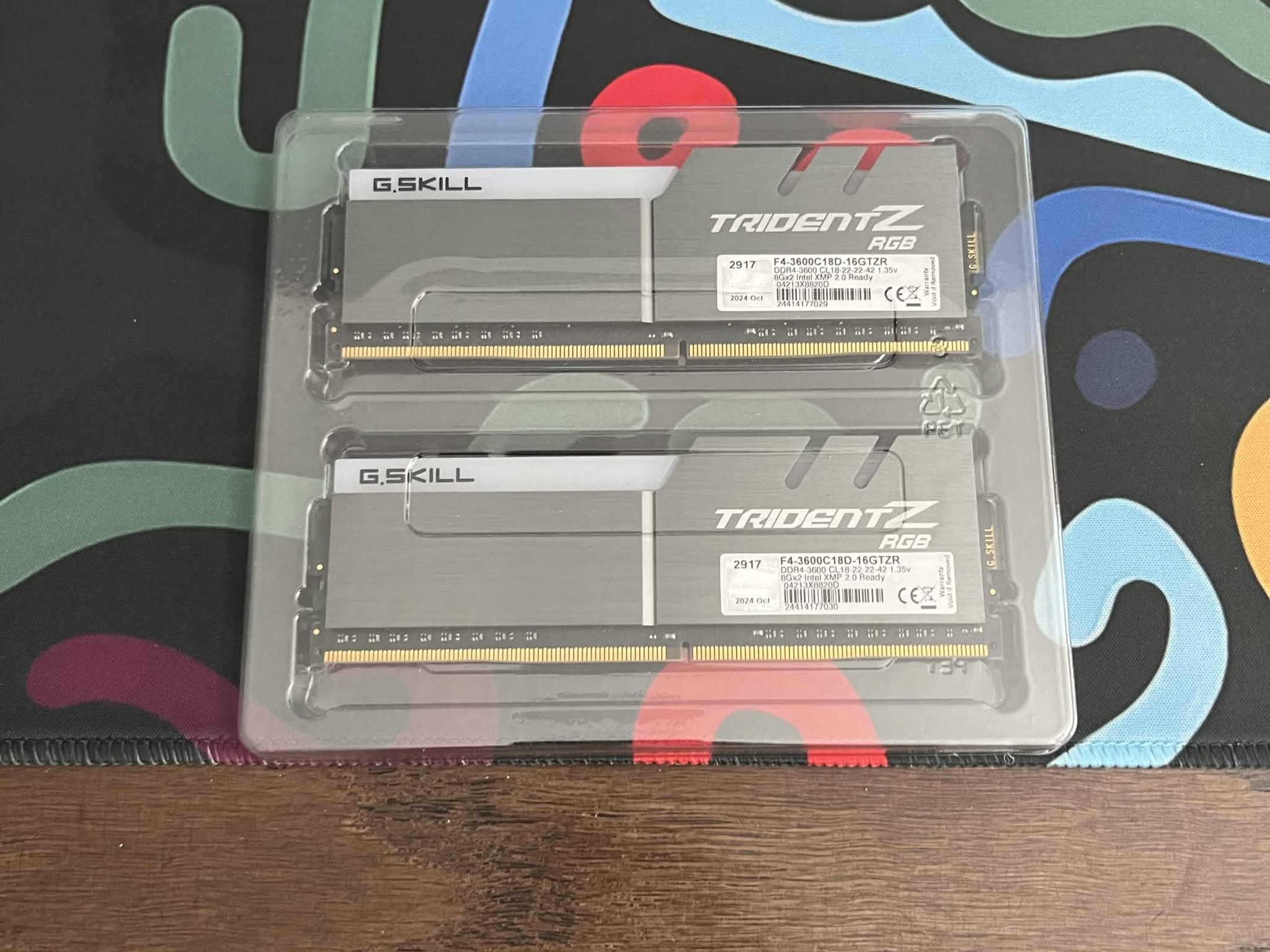G.SKILL Trident Z RGB Series DDR4 RAM (XMP) 16GB (2x8GB) 3600MT/s