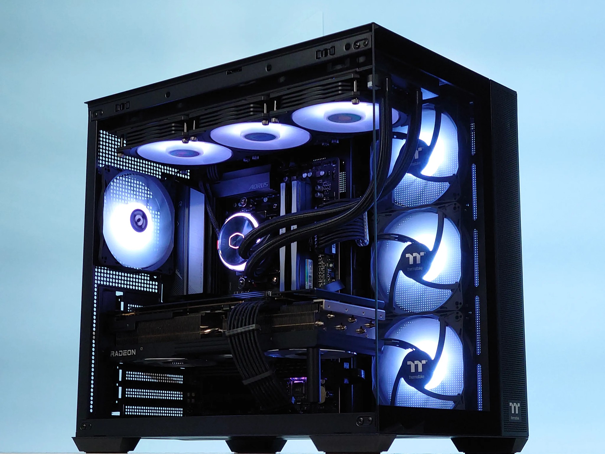 🫗🧊Liquid Cooled Gaming PC⚡AMD RX 7800 XT 16GB⚡Intel i5 13600KF 14 core⚡32GB DDR5⚡1TB SSD