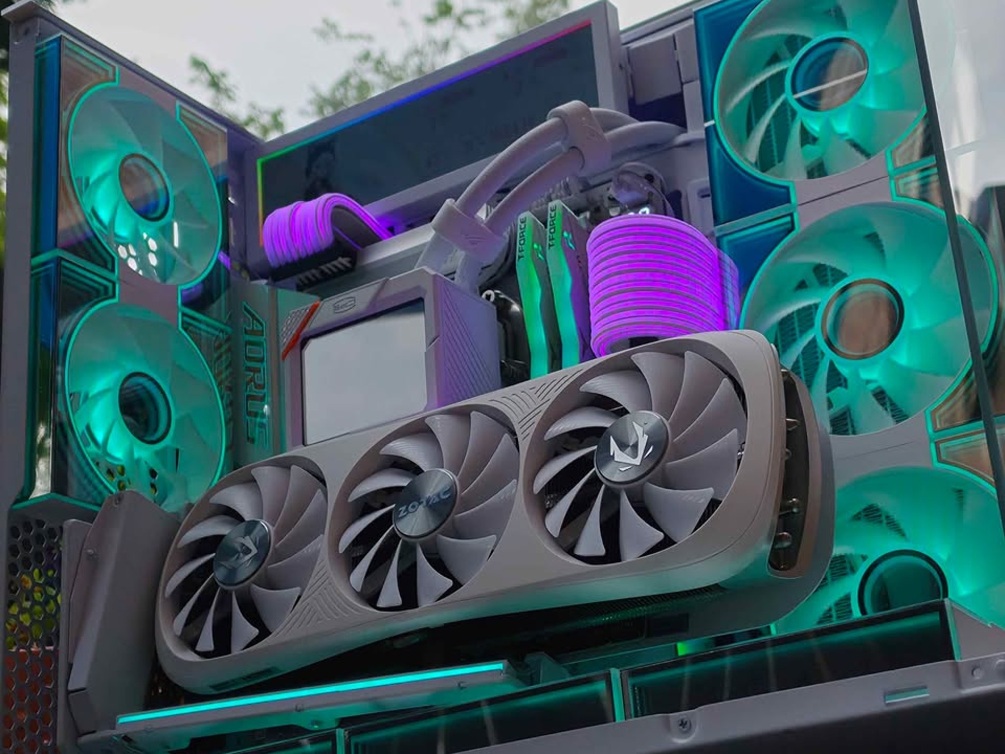 🪩"Mirrors"🪩High End Gaming PC • RTX 4080S, Ryzen 7, 32GB DDR5, SSD • Plug n' Play Ready