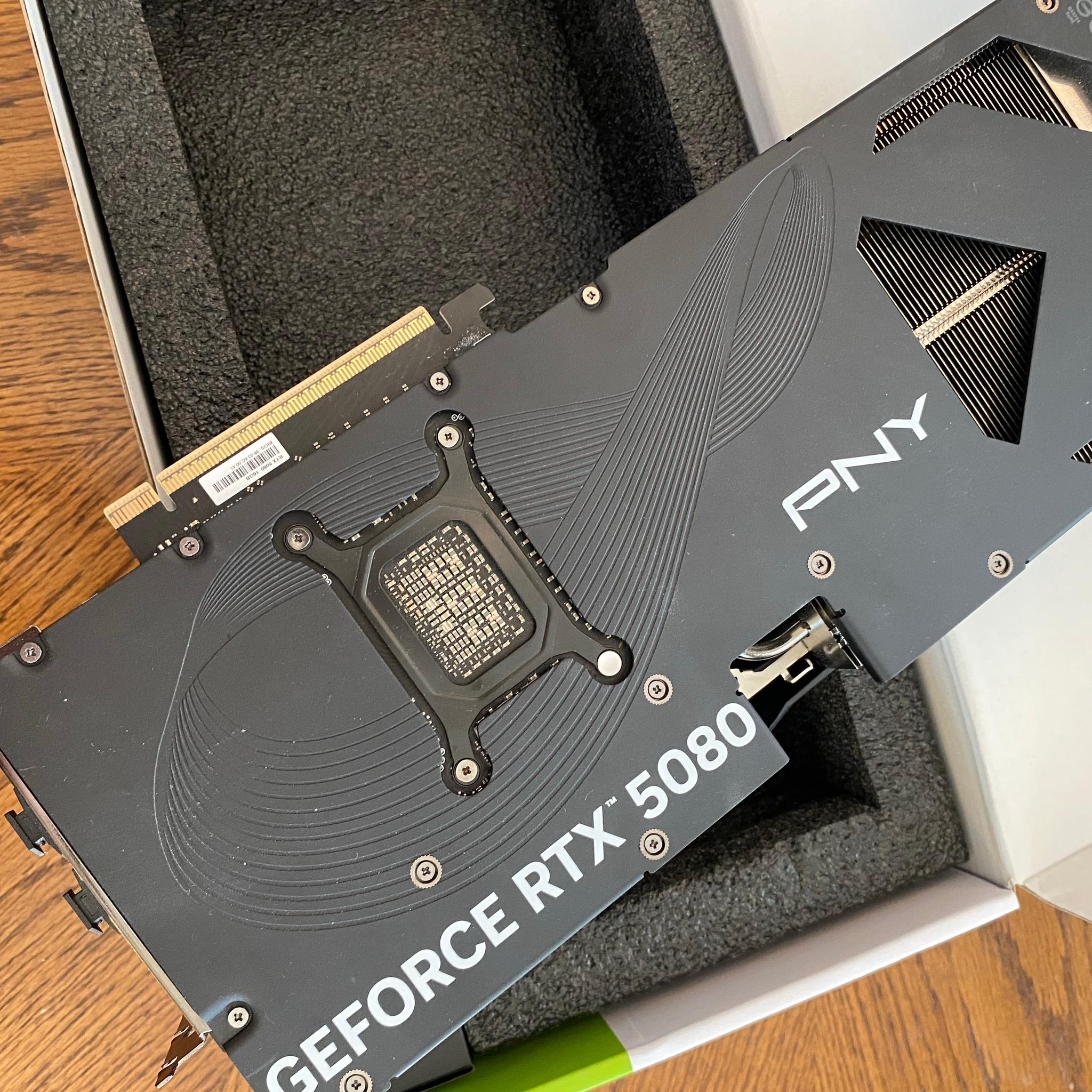PNY GeForce RTX 5080 Overclocked Triple Fan