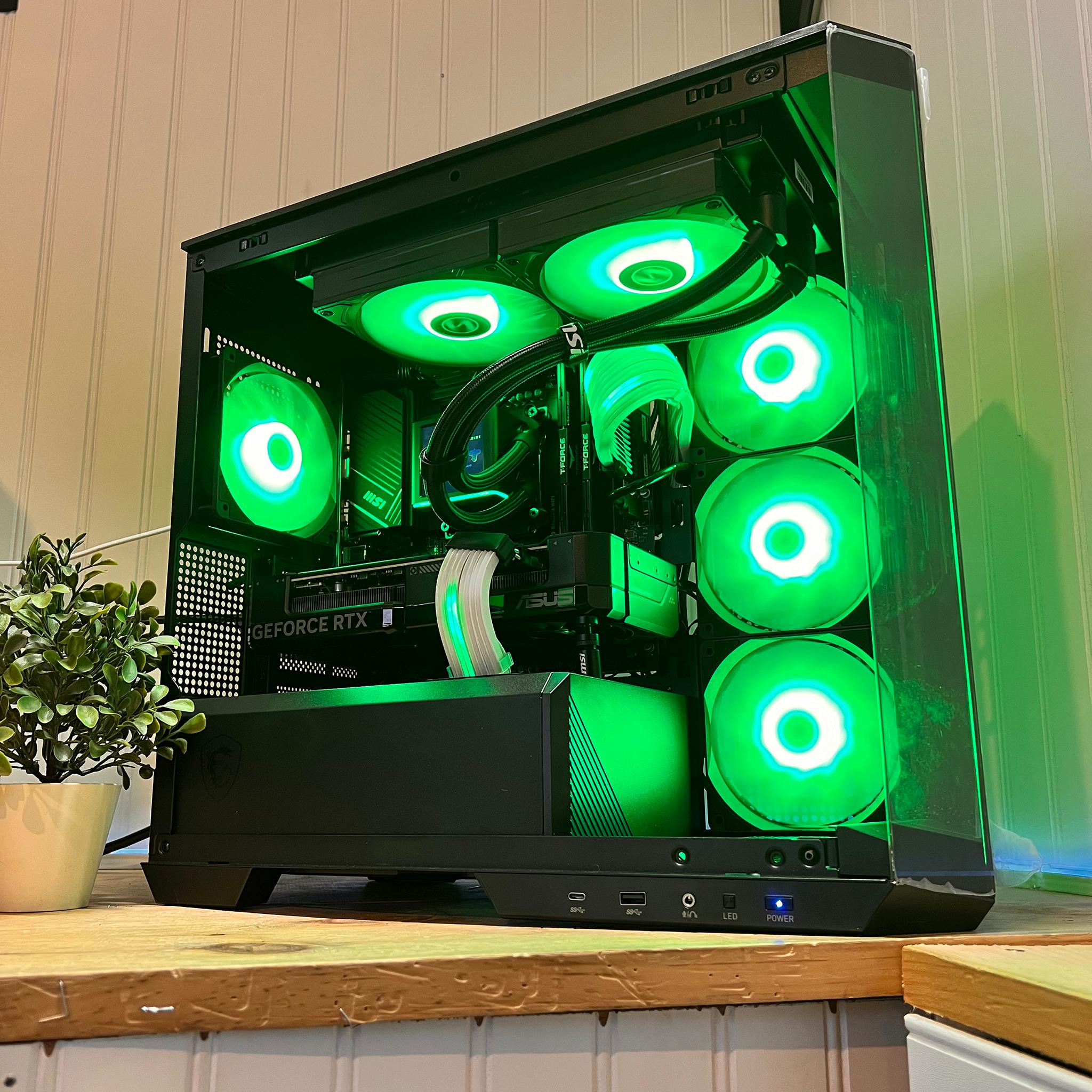 RGB is king price to performance 7700/4070/32gig ddr5/2tb nvme listing has changed to pny 4070