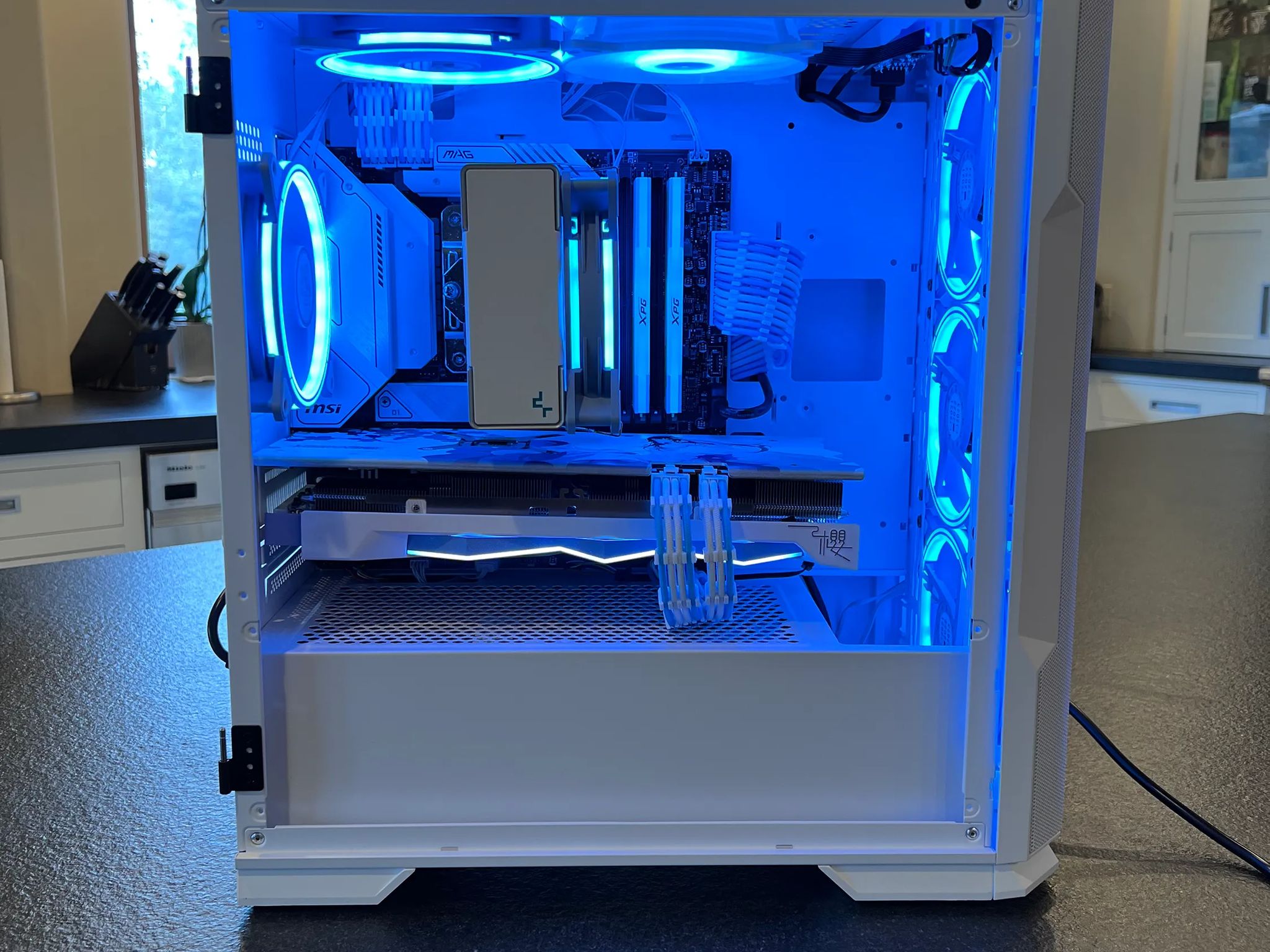 🤍💙 YESTON Sakura Build | i5-12400 | Radeon RX 6700XT 💙🤍