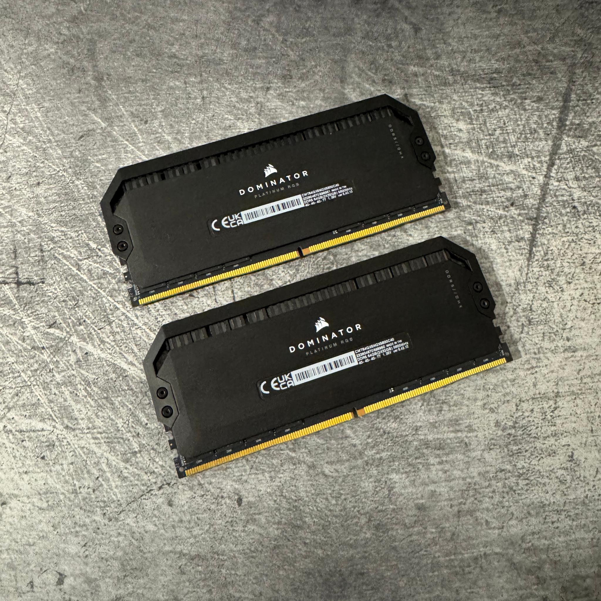 DDR5 64GB (2x32) 5600MT/S Corsair Dominator Platinum RGB