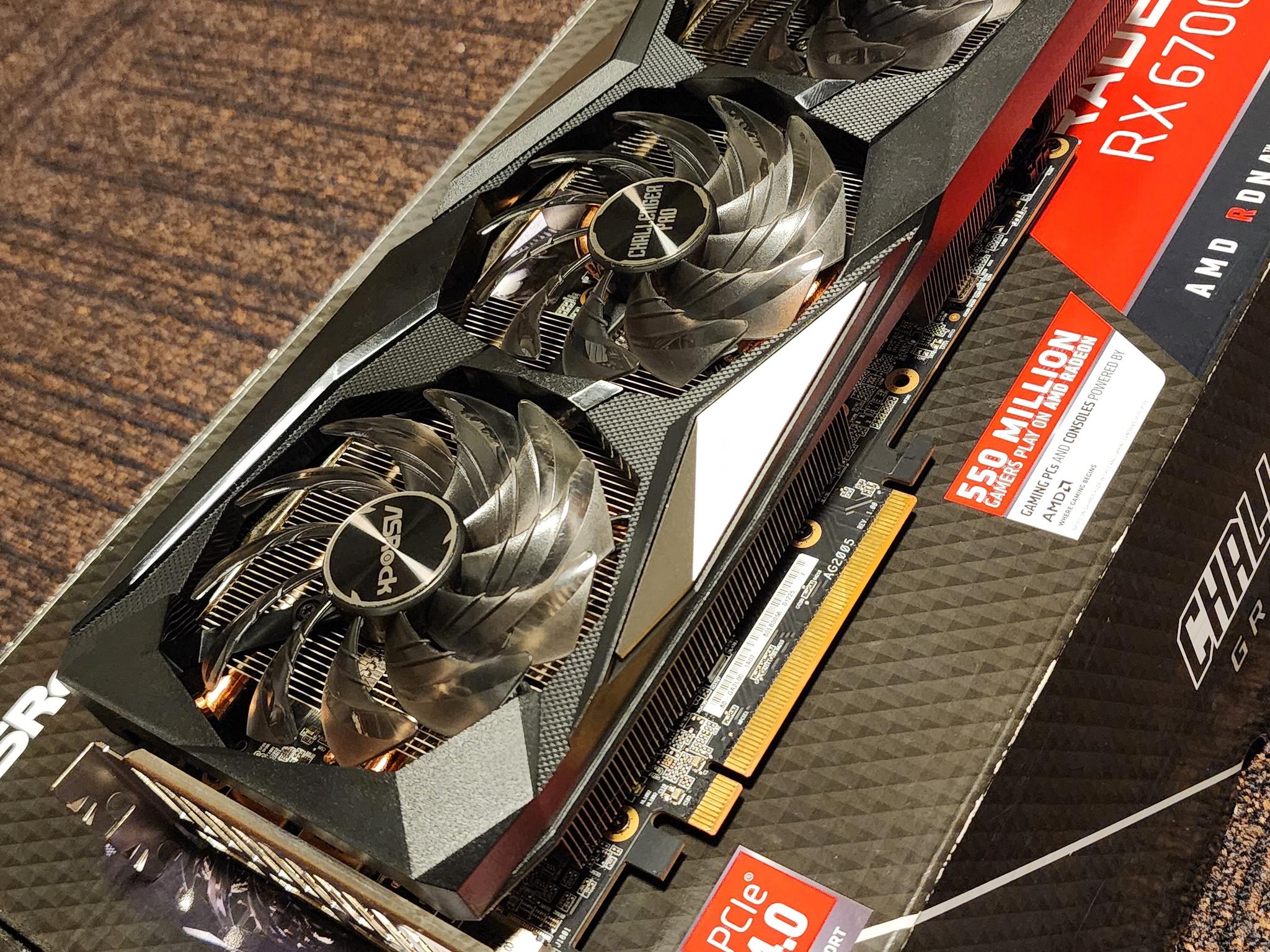 ASRock Radeon RX 6700 XT Challenger Pro OC 12GB Triple-Fan GPU – Tested, Boxed
