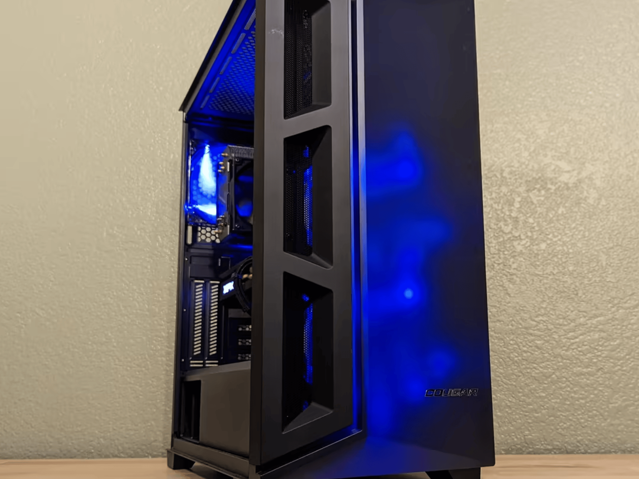 Great 1080p Blue Theme Gaming PC (i7, RX 480)