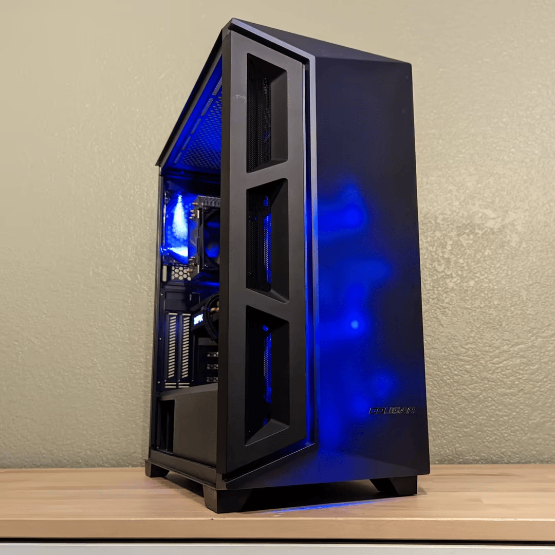 Great 1080p Blue Theme Gaming PC (i7, RX 480)