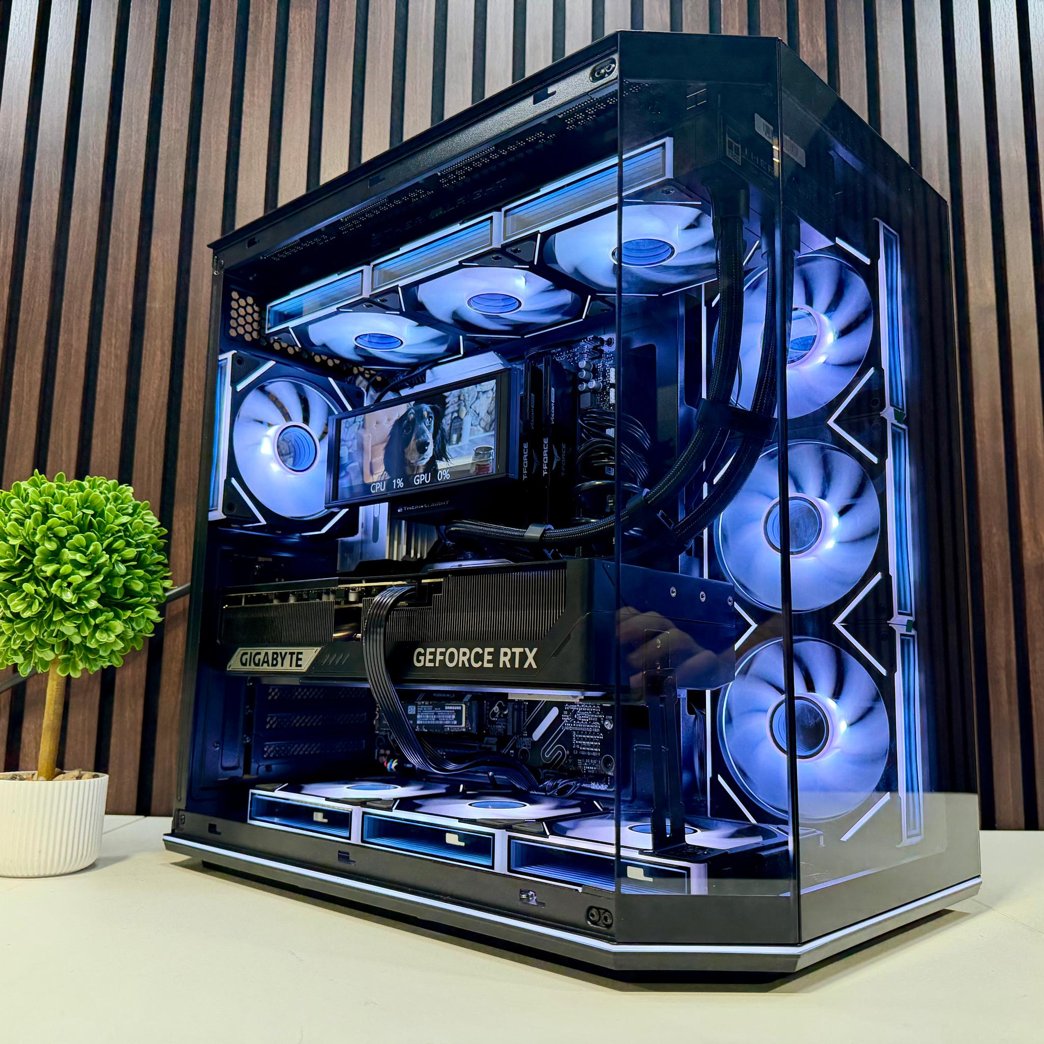 RTX 5090 | Ryzen 9950X3D | 64GB DDR5 | 4TB M.2 | 1200 Watt Gold PSU | LCD AIO