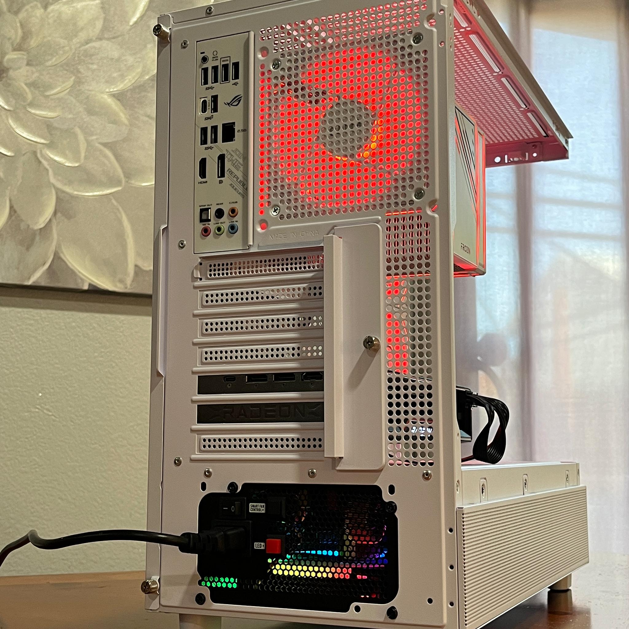 SAPPHIRE RX 6800 XT 16GB, Ryzen 7 5800X, 32GB 3200MHz | White RGB Gaming Computer/PC