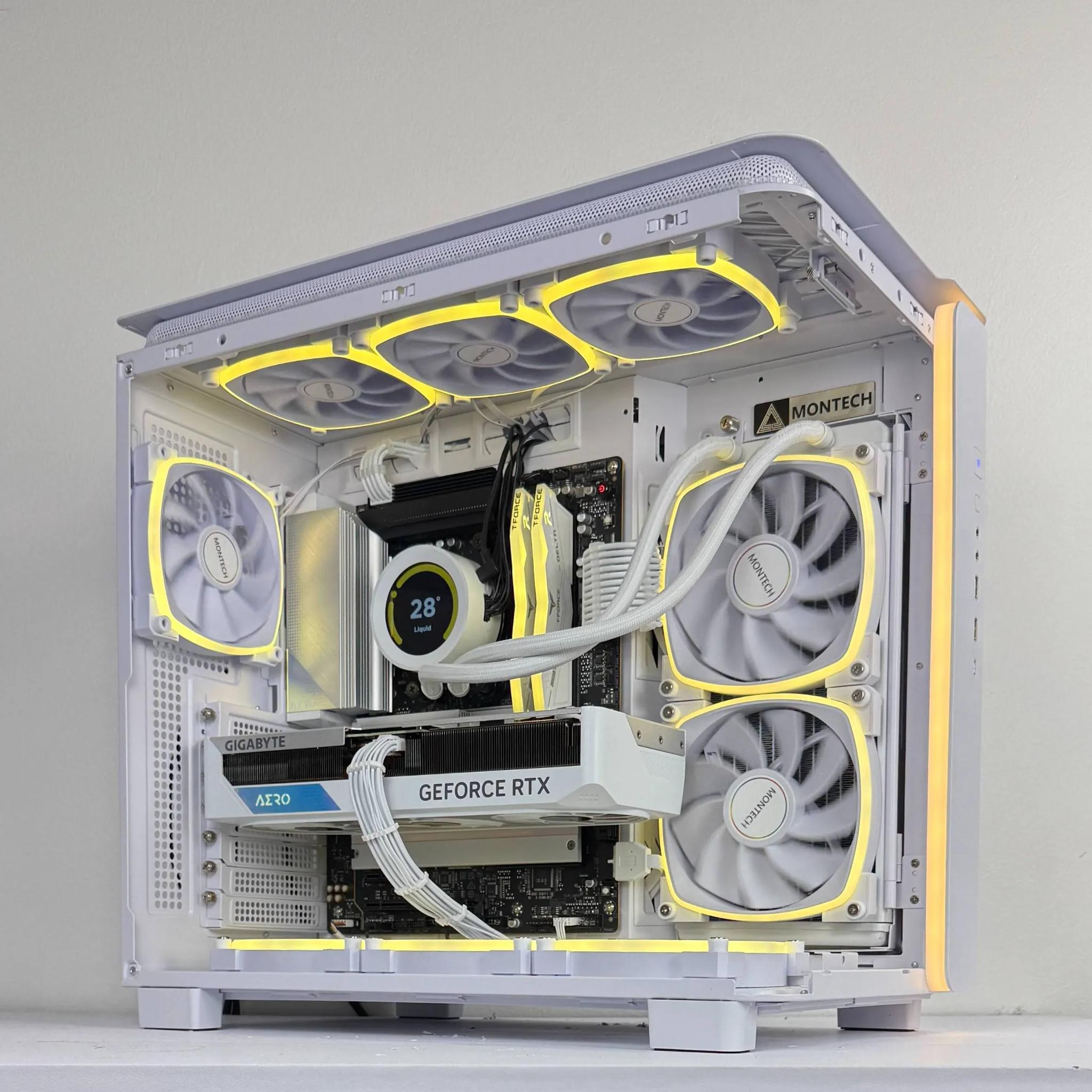 🌨 Blizzard 🌨  | 4k Streaming PC | Ryzen 7 7800X3D | Gigabyte RTX 4070 Ti | 32GB DDR5 6000MHz