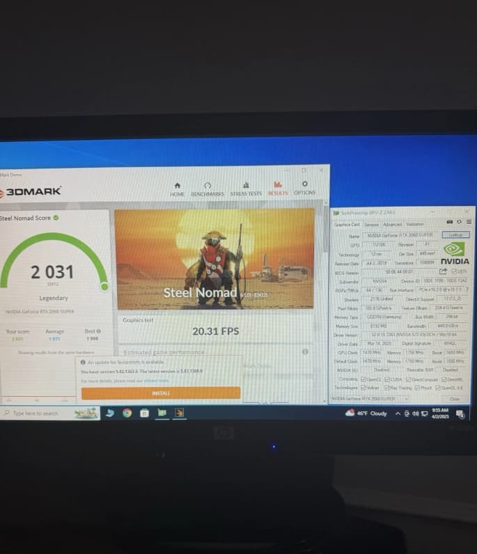 Nvidia RTX 2060 Super 8GB Founder's Edition (9001G1602560000)