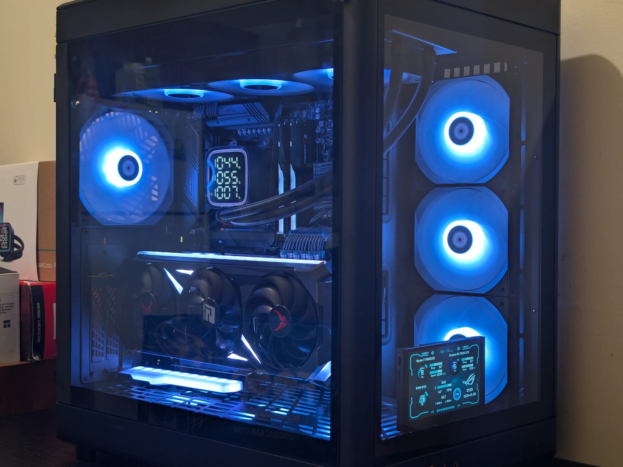 🔥4K Gaming Beast | RX 7900XTX | Ryzen 7 7800X3D | 2TB SSD | 64GB RAM | WiFi 6 & Bluetooth 🔥
