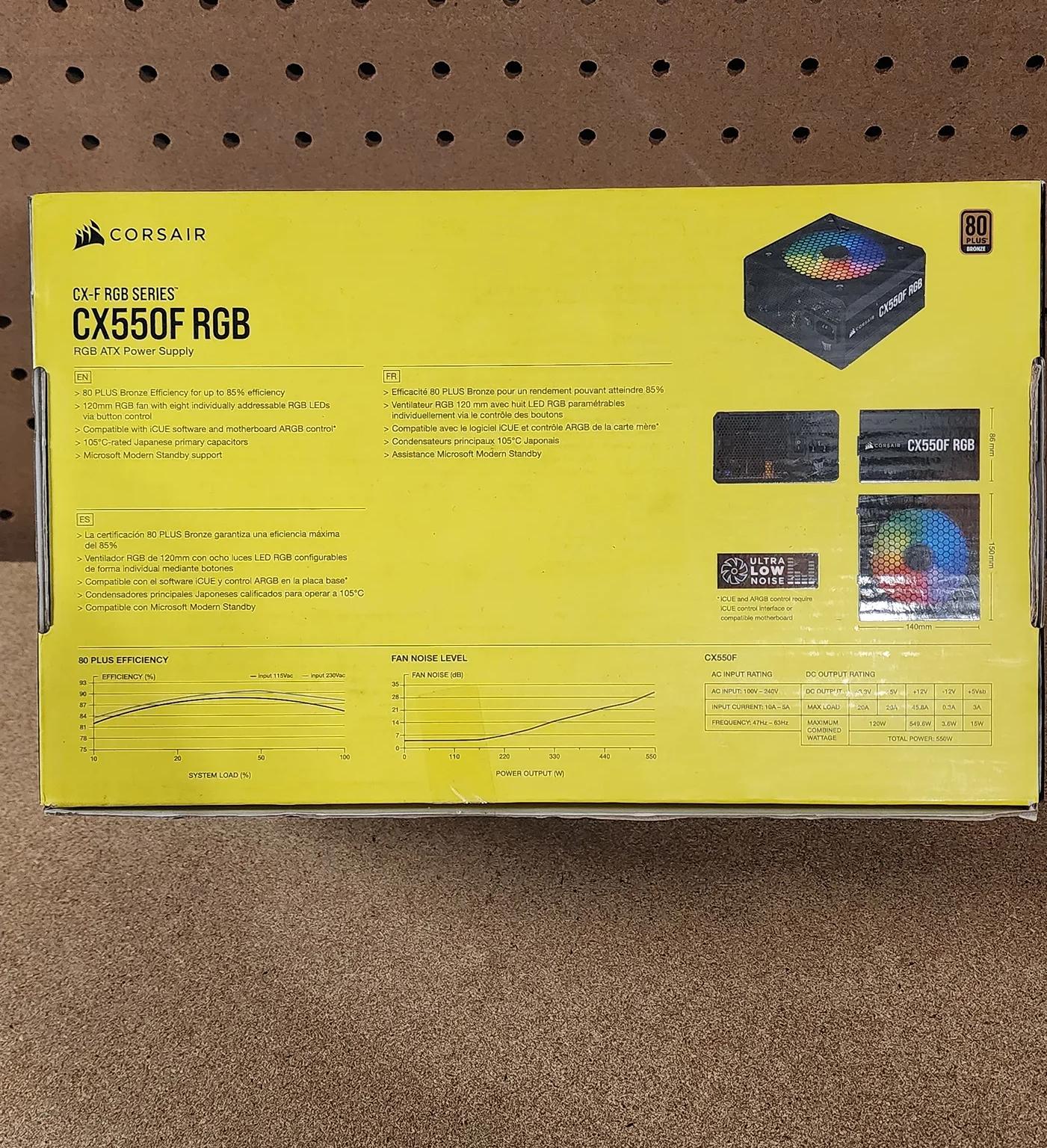 Corsair 550W RGB power supply