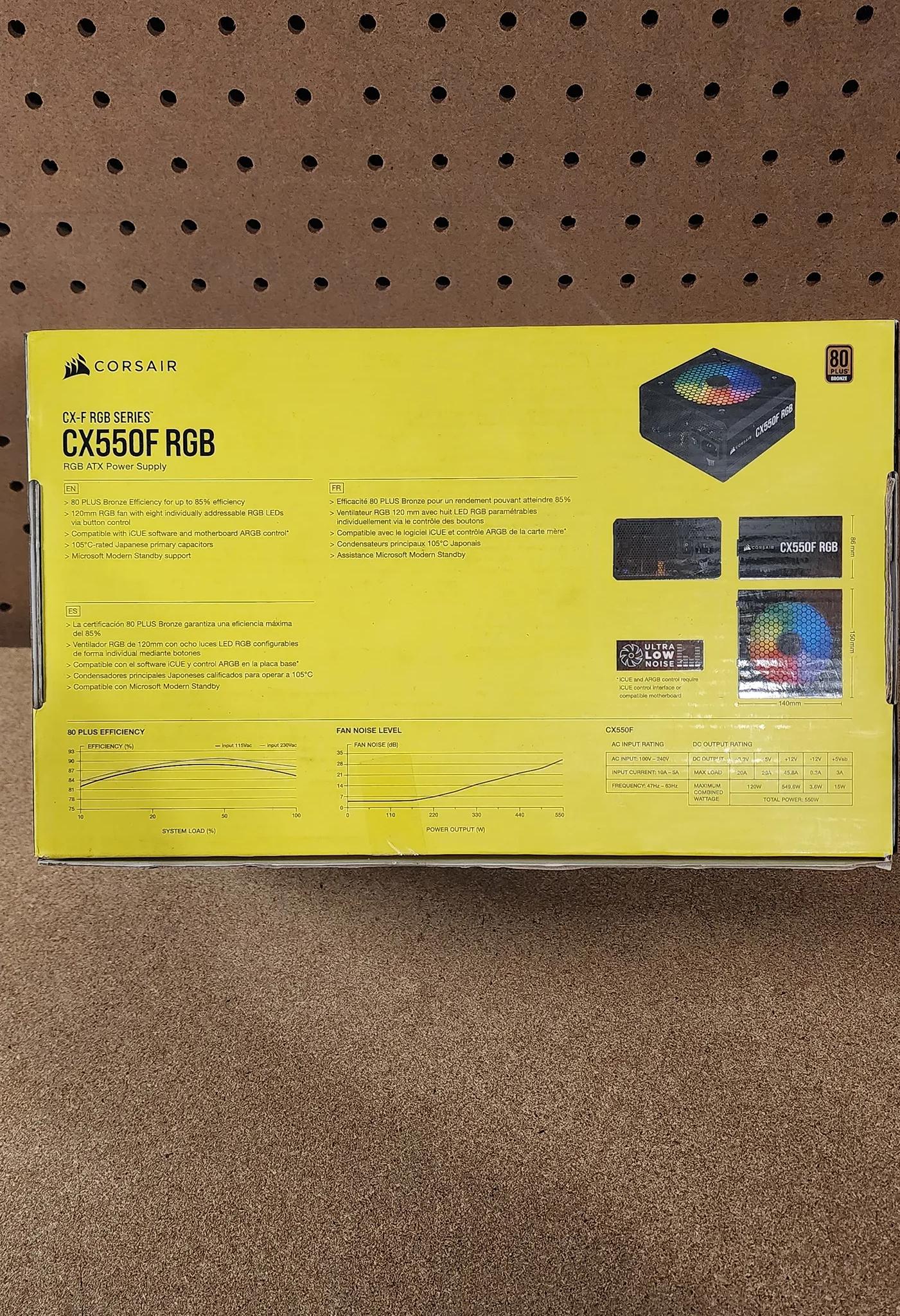 Corsair 550W RGB power supply