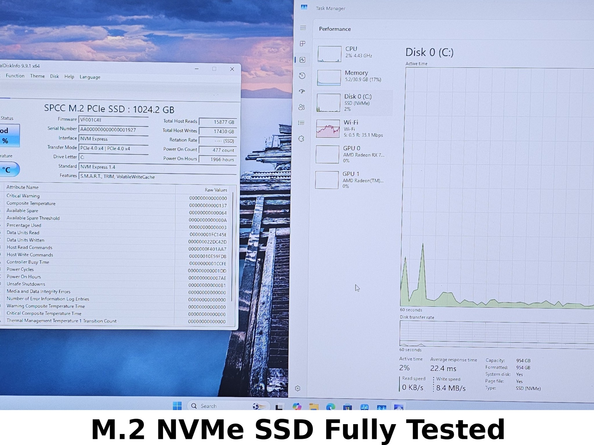 1TB NVMe M.2 SSD SP UD90 Gen4