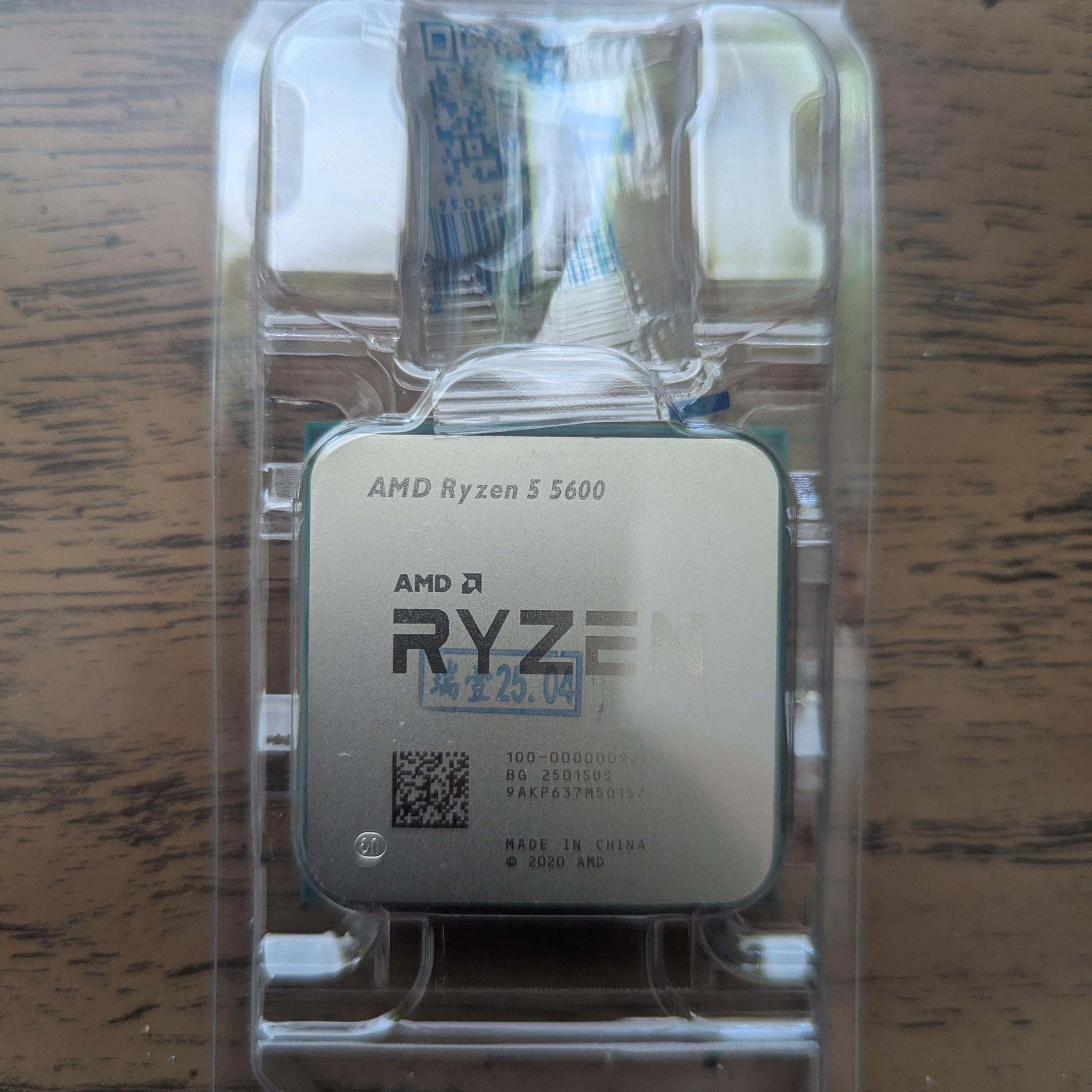 Used AMD Ryzen 5 5600 Processor (3.5 GHz, 6 Cores, Socket AM4)
