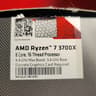 AMD Ryzen 3700X CPU includes Wraith cooler great condition/low use