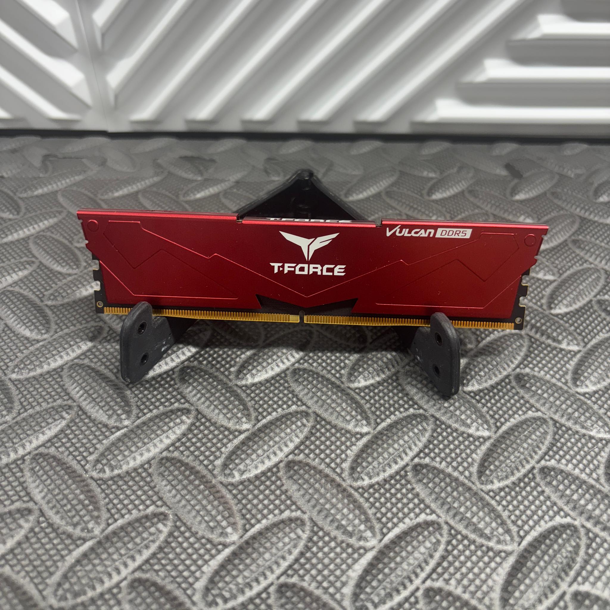 TEAMGROUP T-Force Delta RGB 16GB DDR5-6000 CL38 Desktop RAM | Red | FLRD516G6000HC38ABK