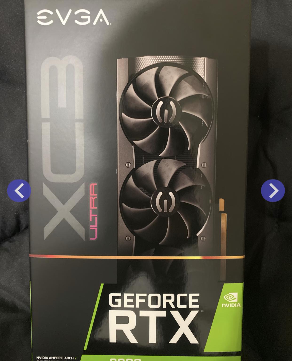 EVGA GeForce RTX 3080 XC3 ULTRA GAMING 10GB GDDR6X Graphics Card